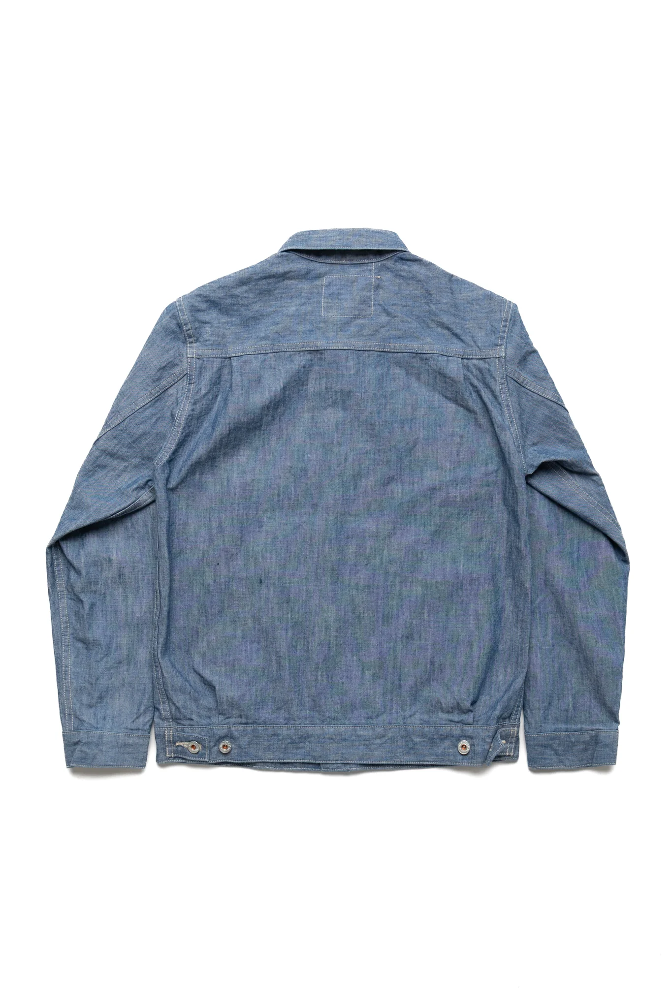 02516P-SHVCH 13oz Super Heavy Chambray Type ll Jacket With Warm Pocket - Image 3