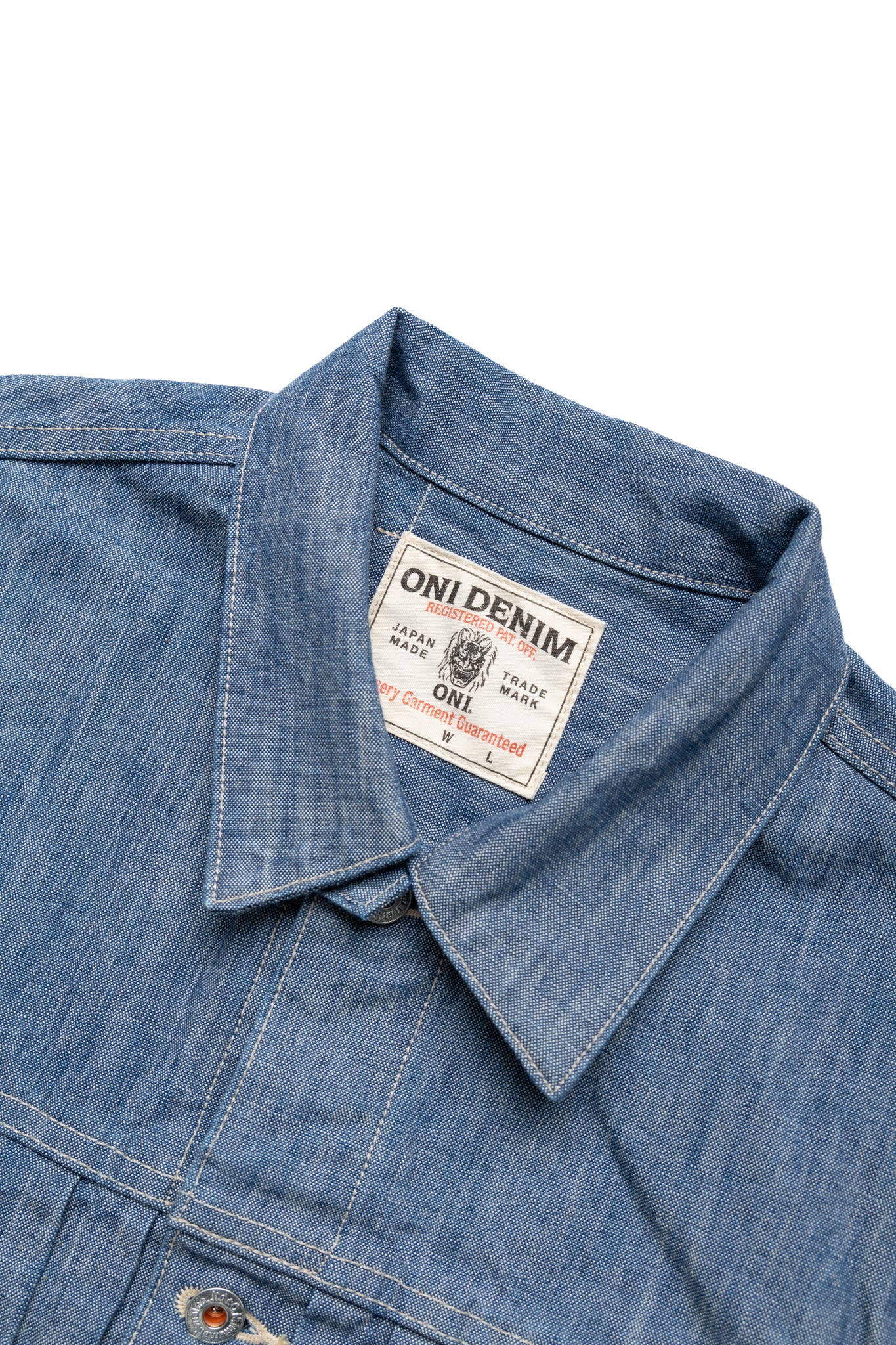 02516P-SHVCH 13oz Super Heavy Chambray Type ll Jacket With Warm Pocket - Image 6