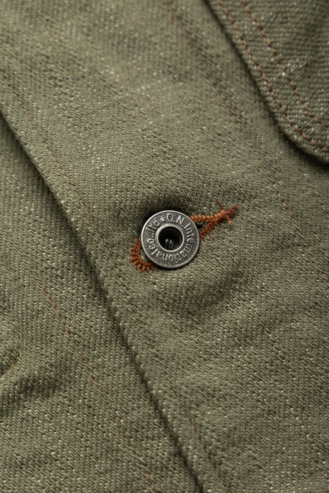 03502-OLD18 18oz Olive Denim Coverall - Image 7