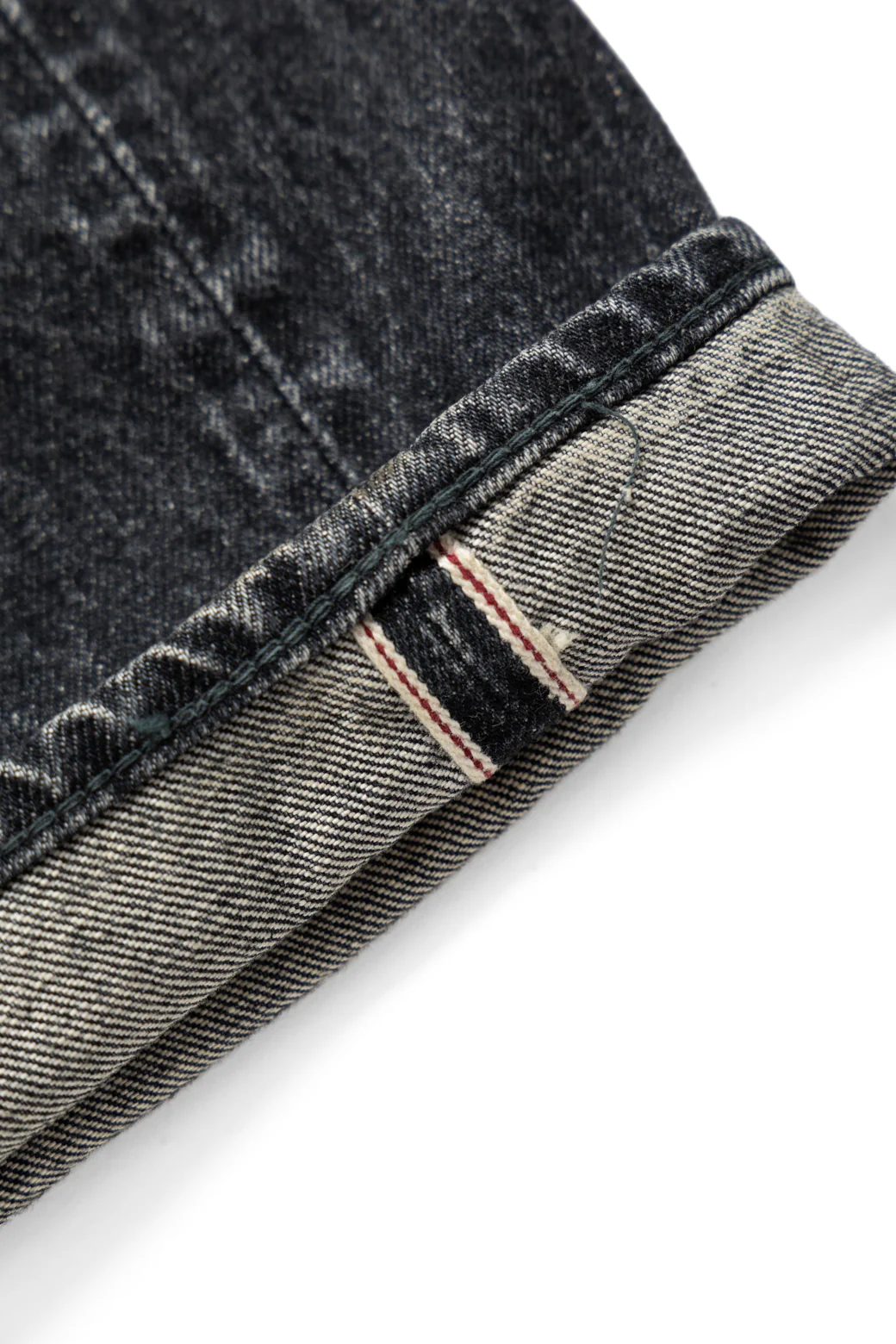14.25oz Black Denim 1947 Model - Hard Wash - Image 10