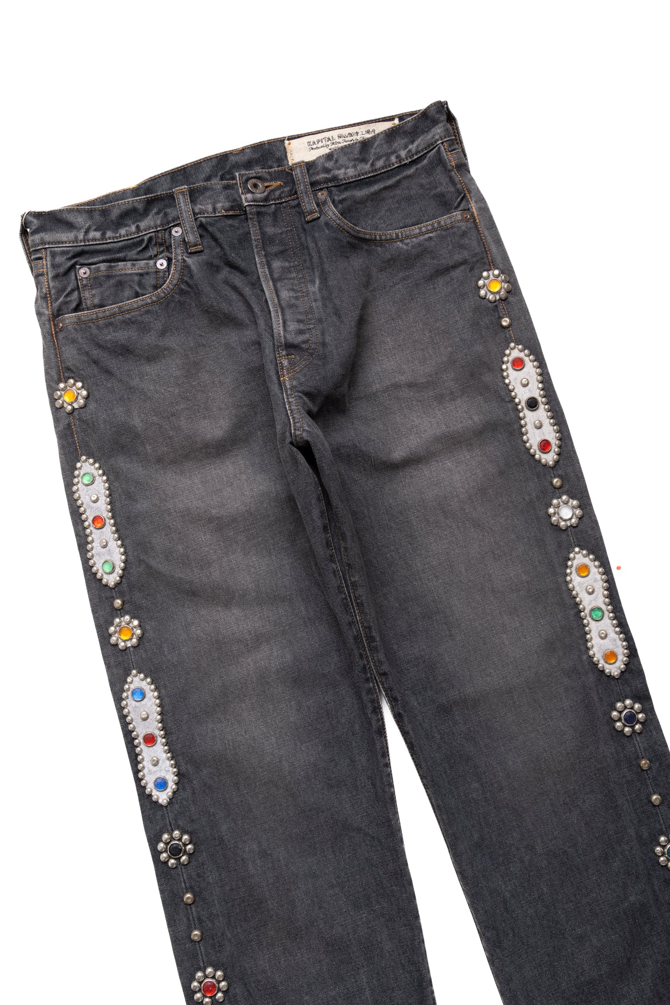 14oz BLK Denim 5P MONKEY CISCO (STUDS) - Image 5
