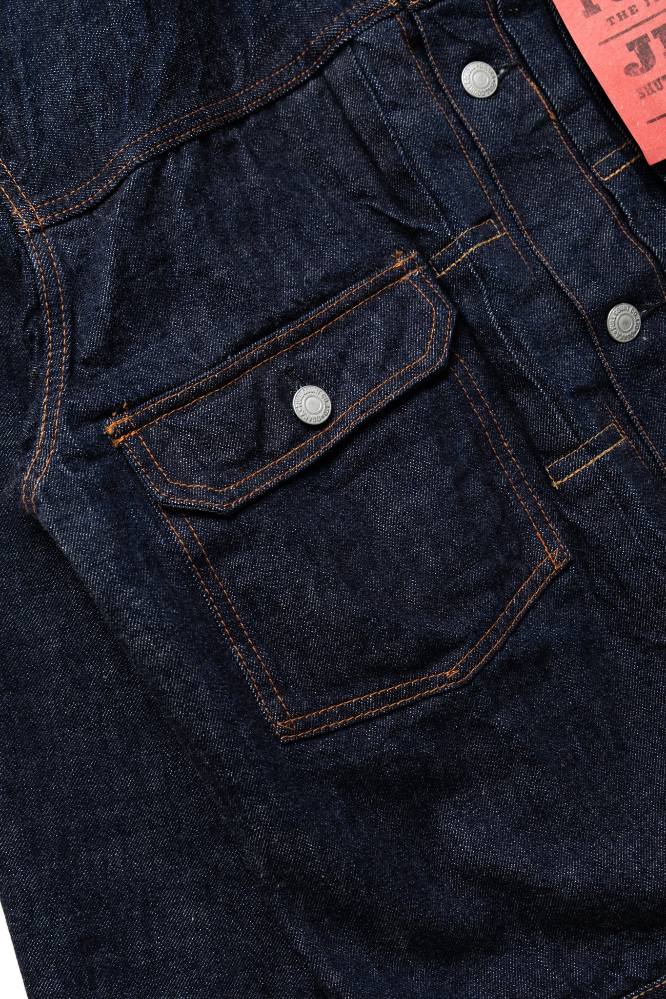 2102W Double Flap Pocket Denim Jacket - Image 9