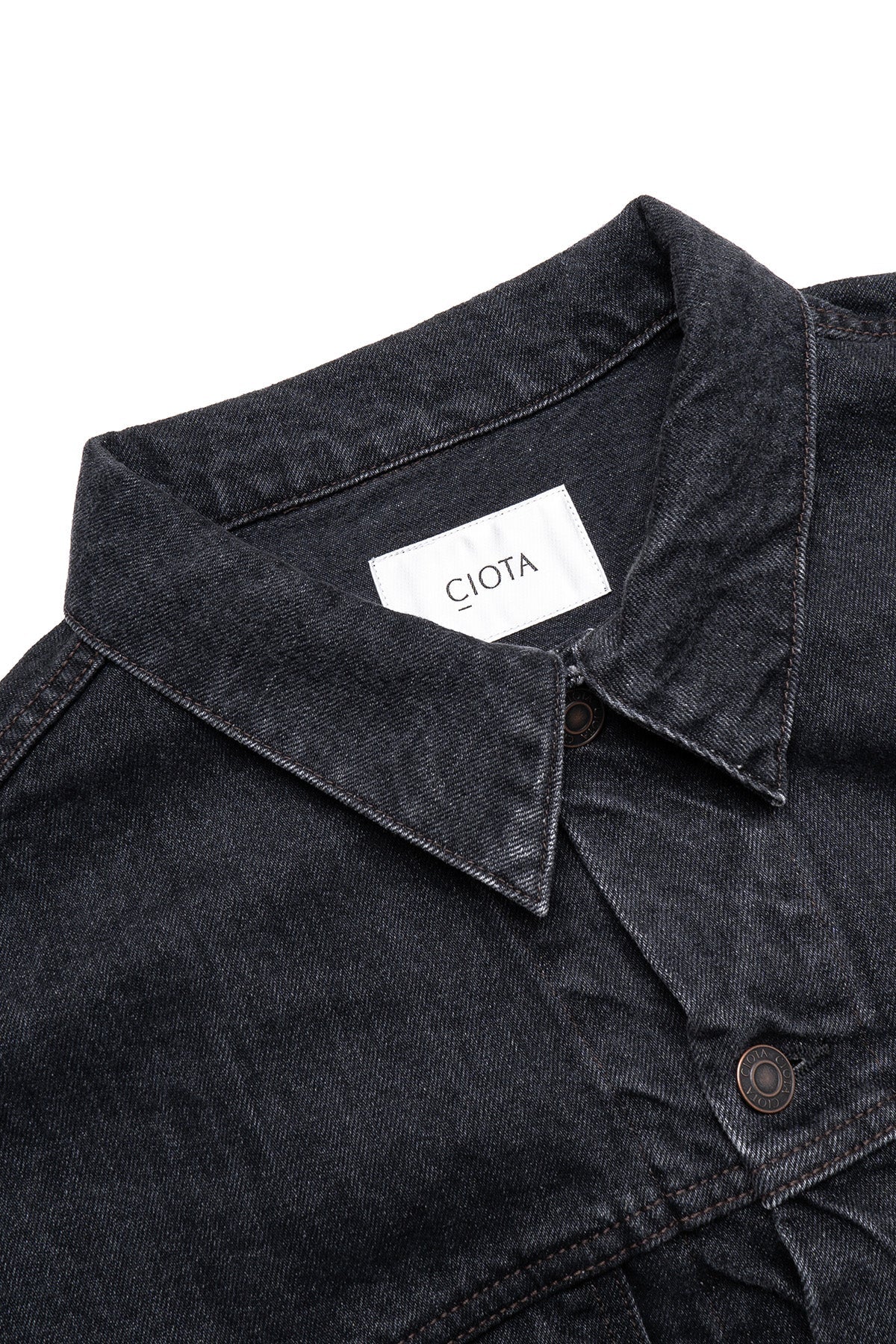 4 Pocket Denim Jacket - Medium Black - Image 3