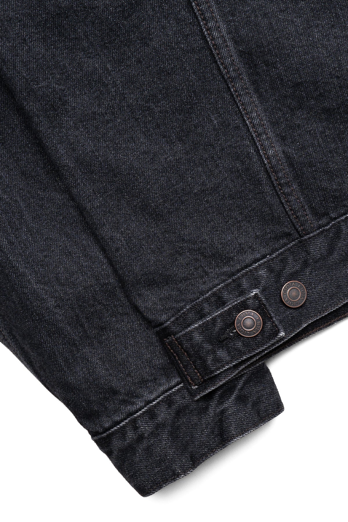 4 Pocket Denim Jacket - Medium Black - Image 5