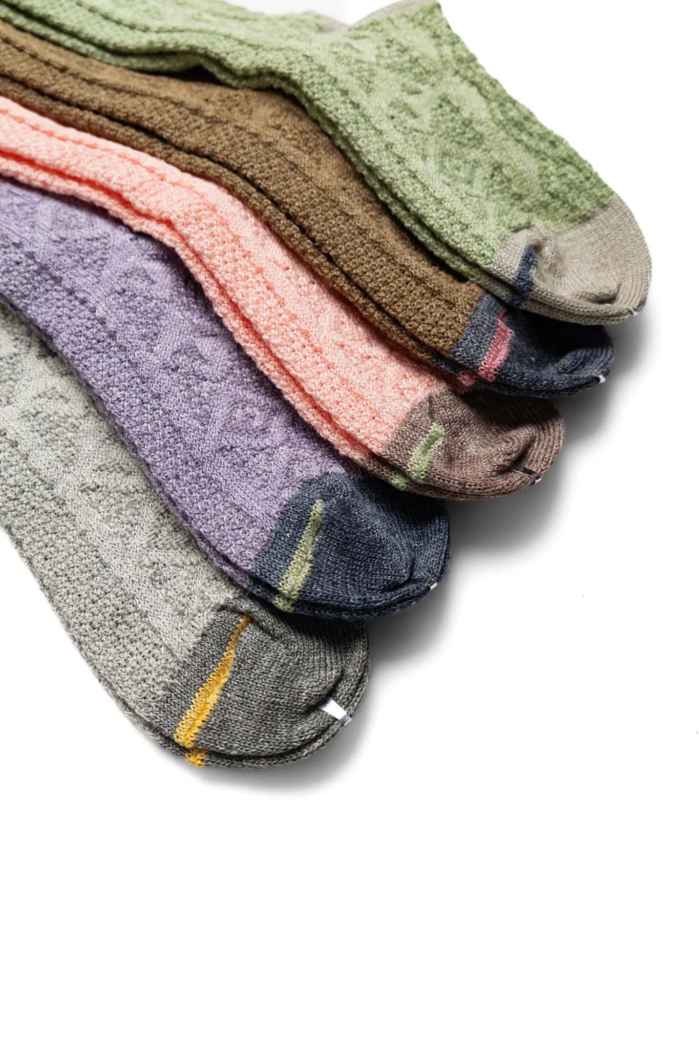 96 Yarns Linen Jacquard KUBA Socks - Image 3