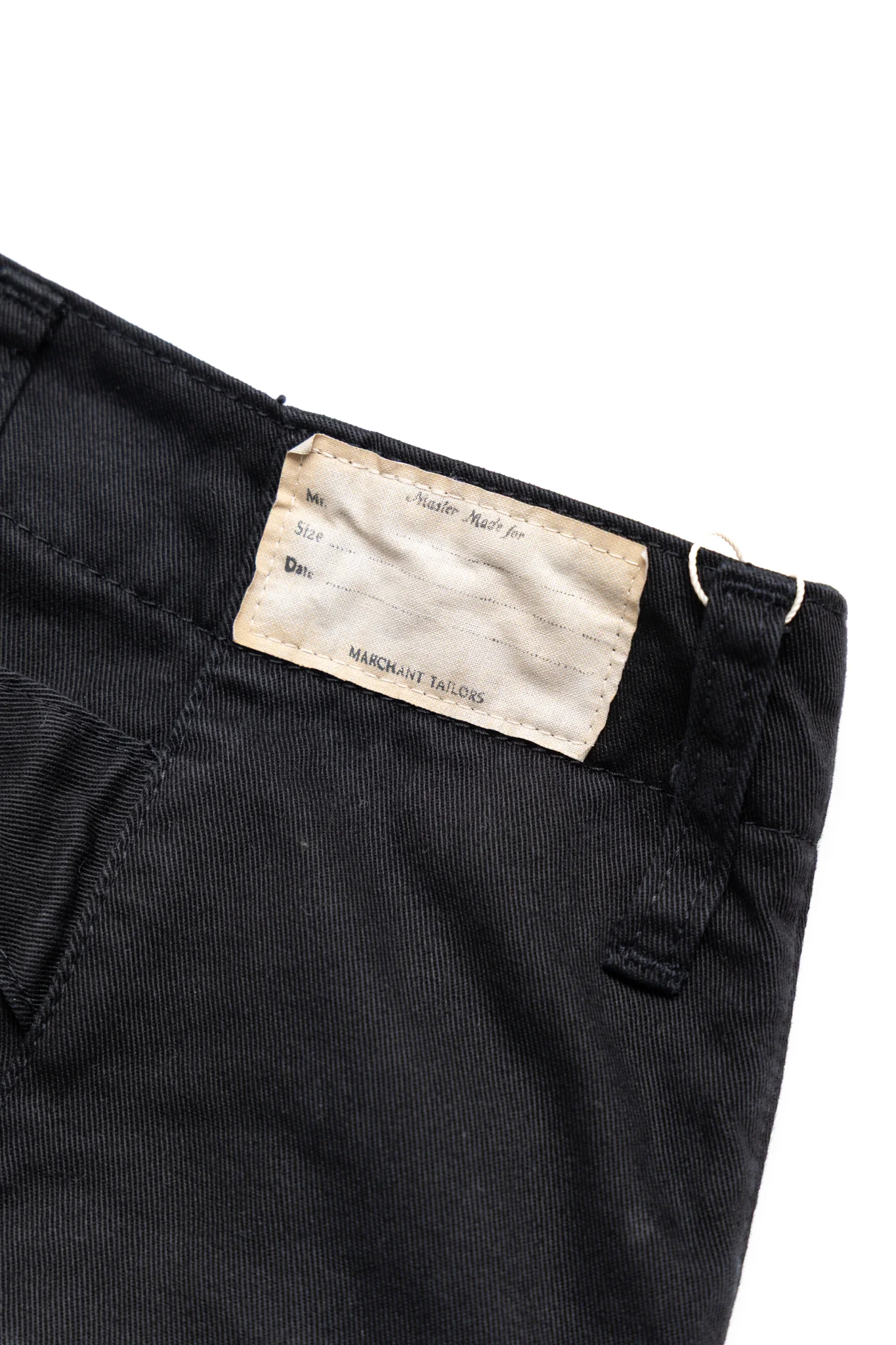 Chino High Waisted NIME Pants (CACTUS Embroidery) - Black - Image 10
