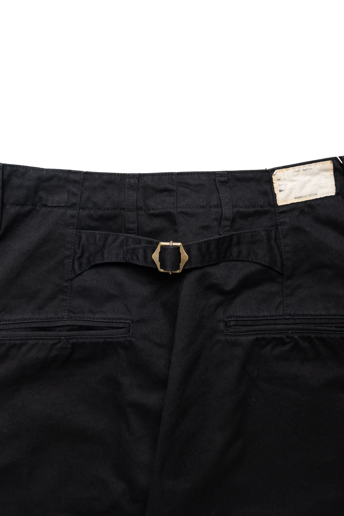 Chino High Waisted NIME Pants (CACTUS Embroidery) - Black - Image 9