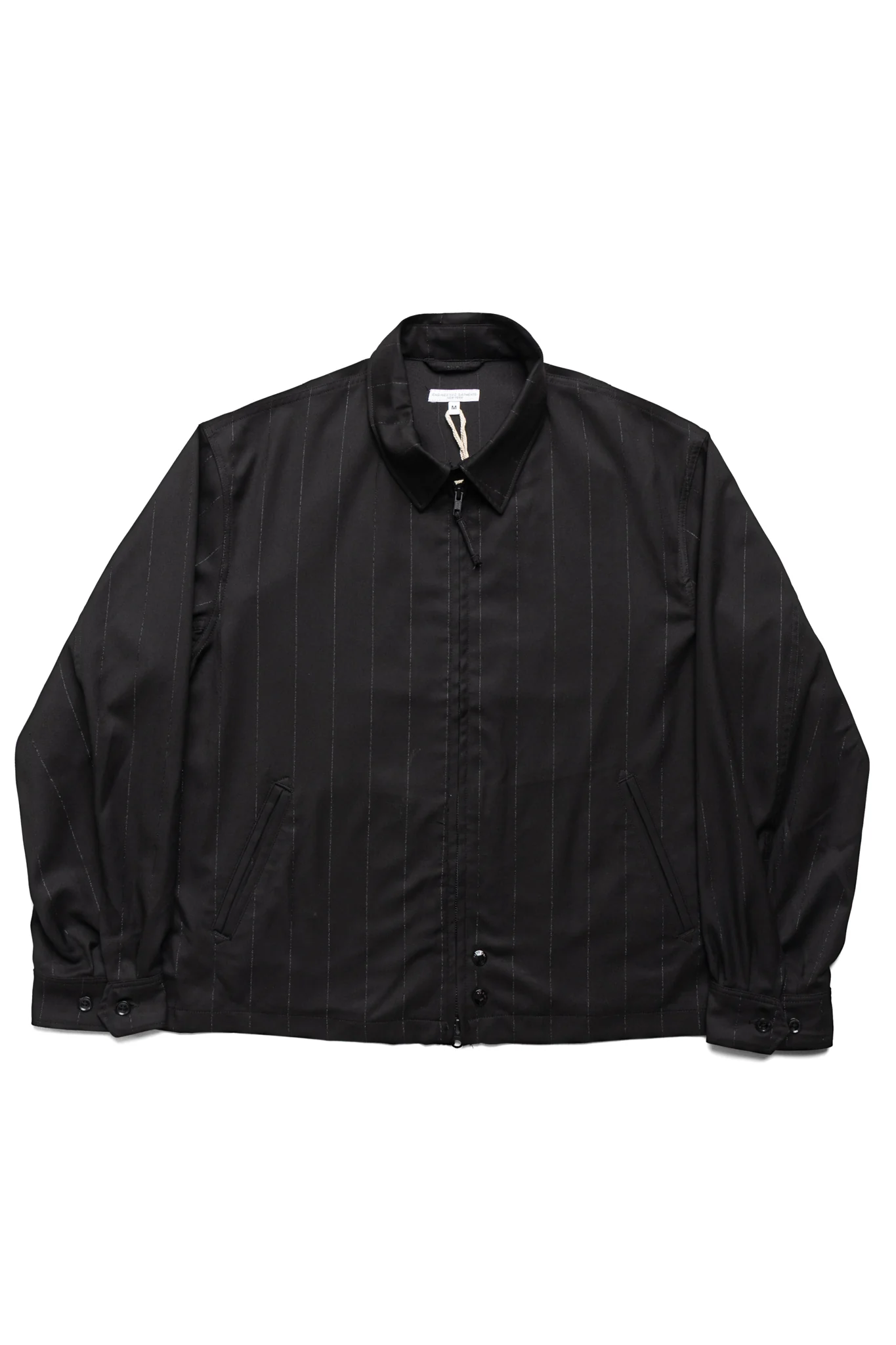 Claigton Jacket Polyester Lurex Stripe - Black
