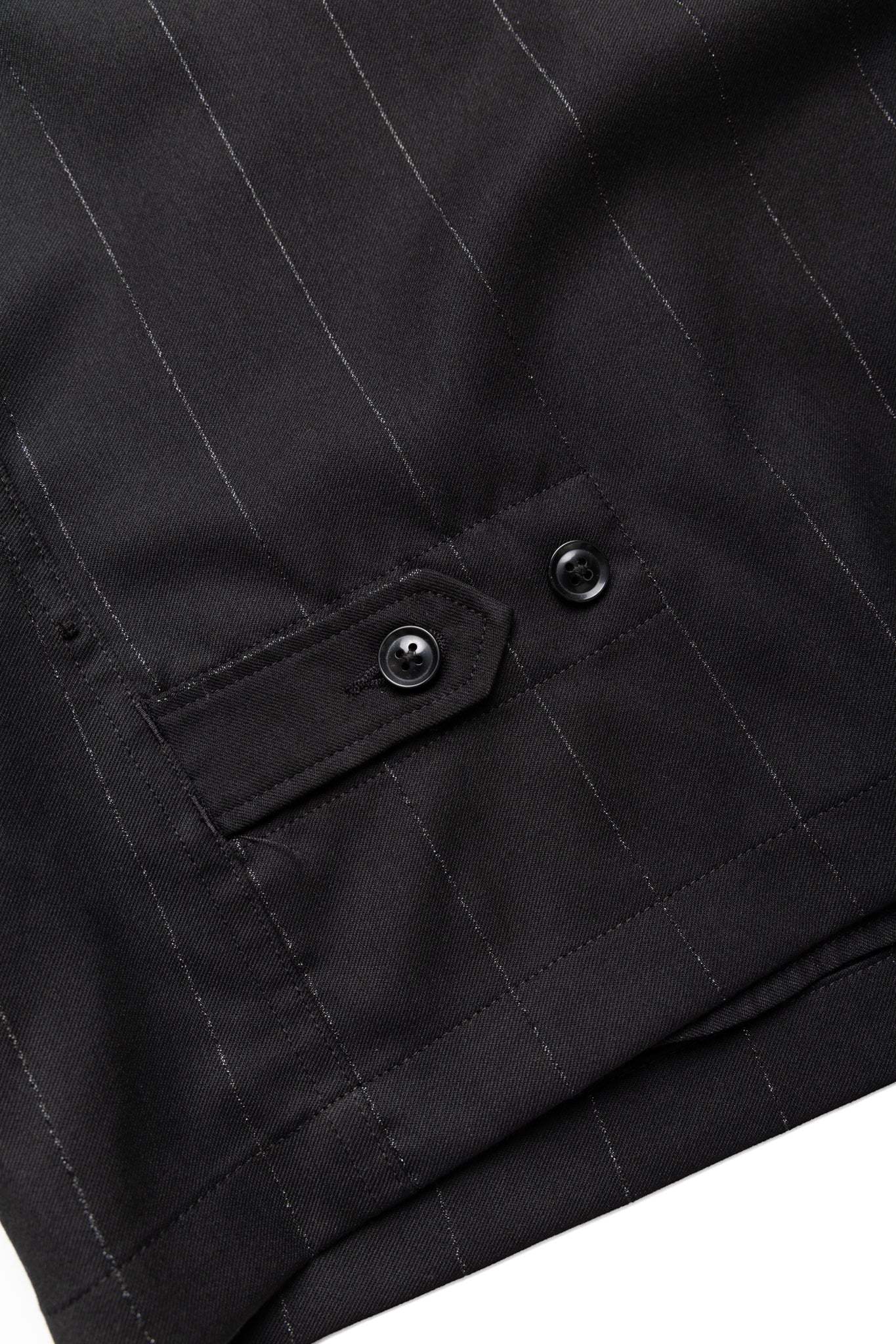 Claigton Jacket Polyester Lurex Stripe - Black - Image 10
