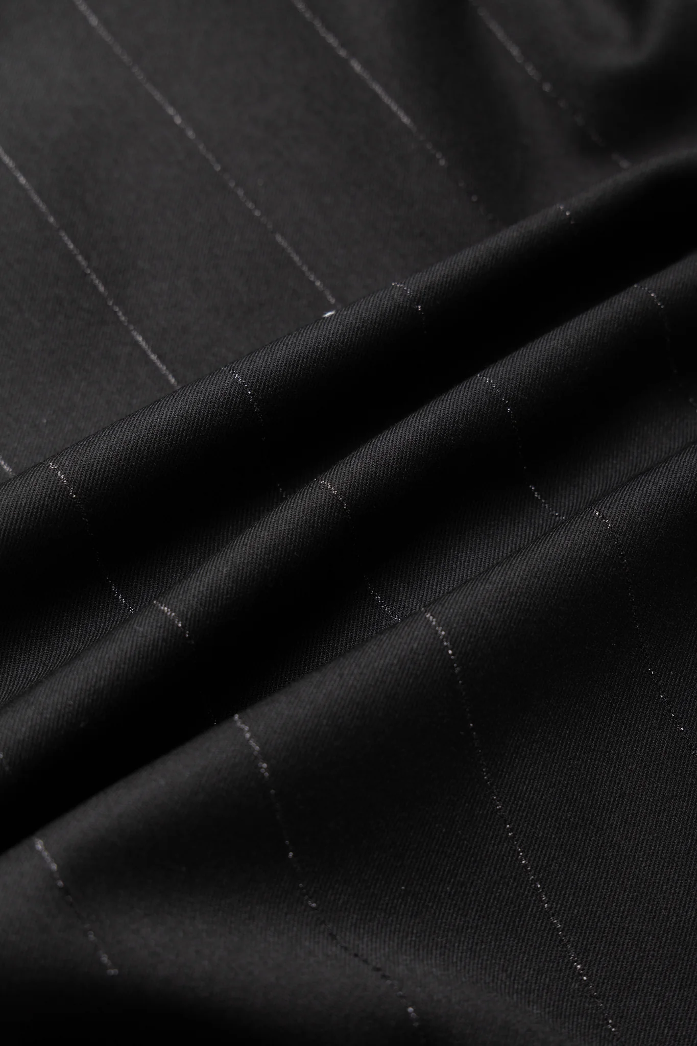 Claigton Jacket Polyester Lurex Stripe - Black - Image 11