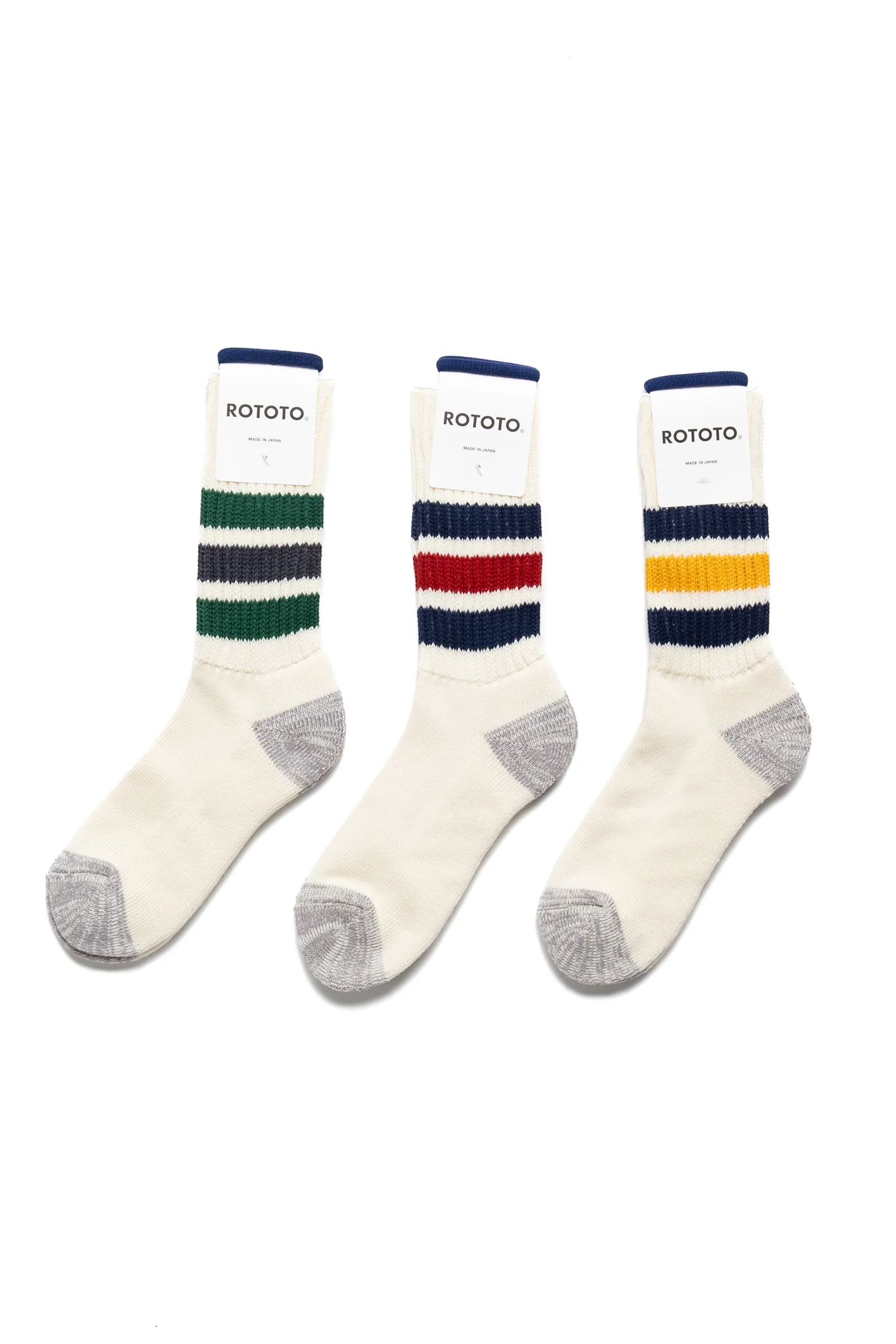 Coarse Ribbed Old School Crew Socks
