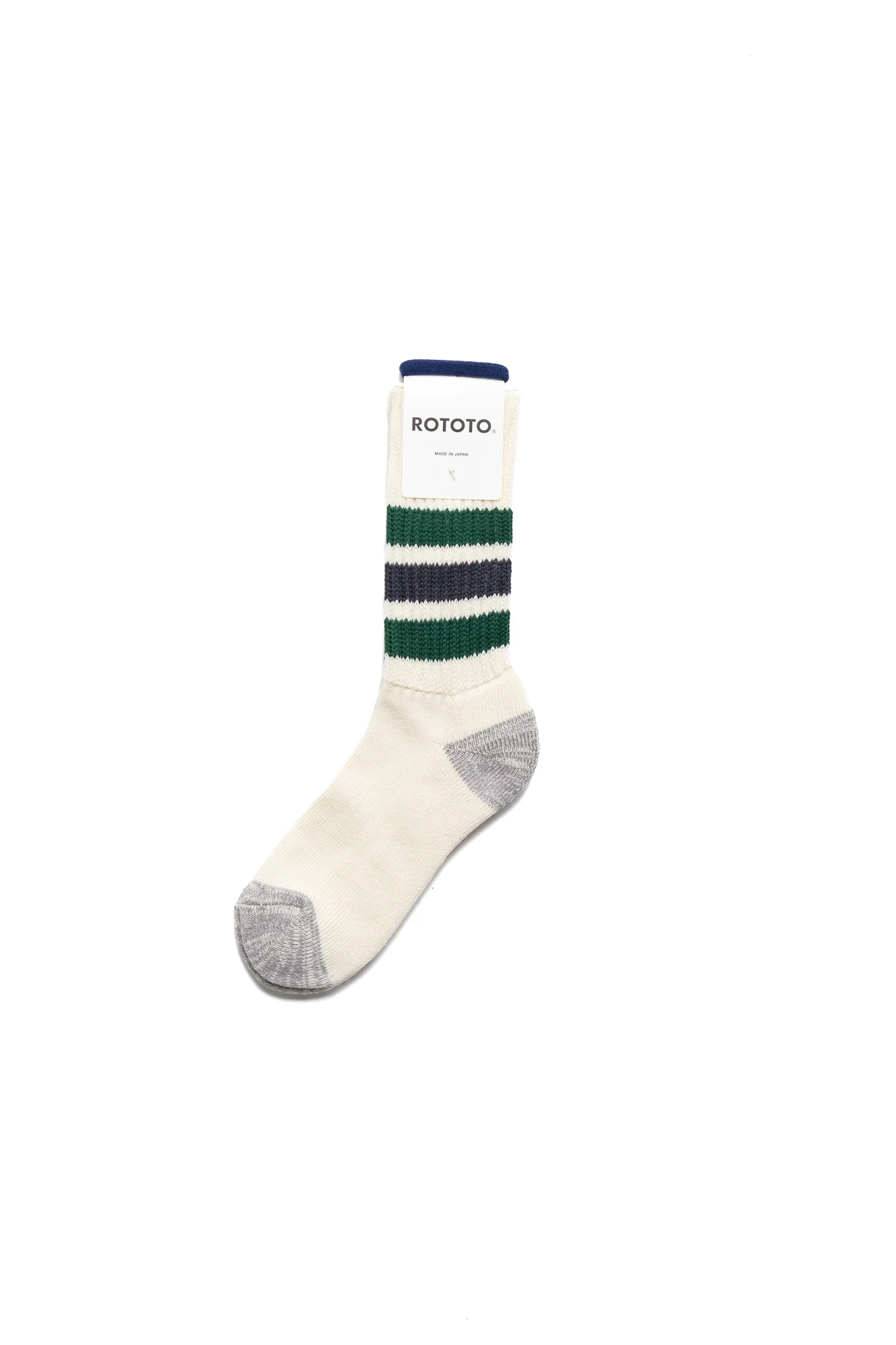 Coarse Ribbed Old School Crew Socks - Image 3