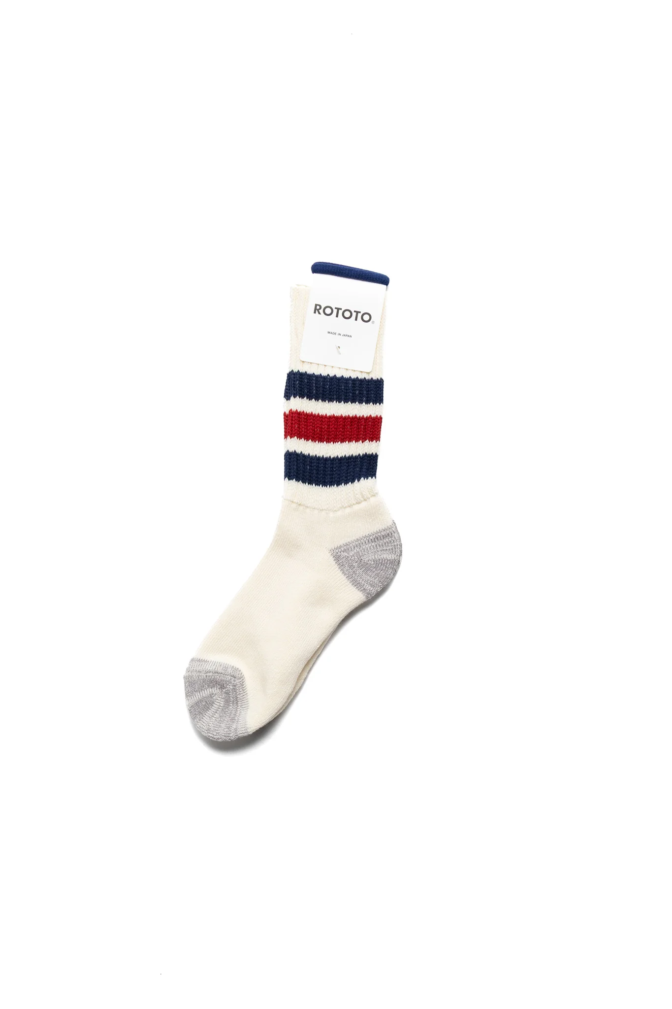 Coarse Ribbed Old School Crew Socks - Image 4