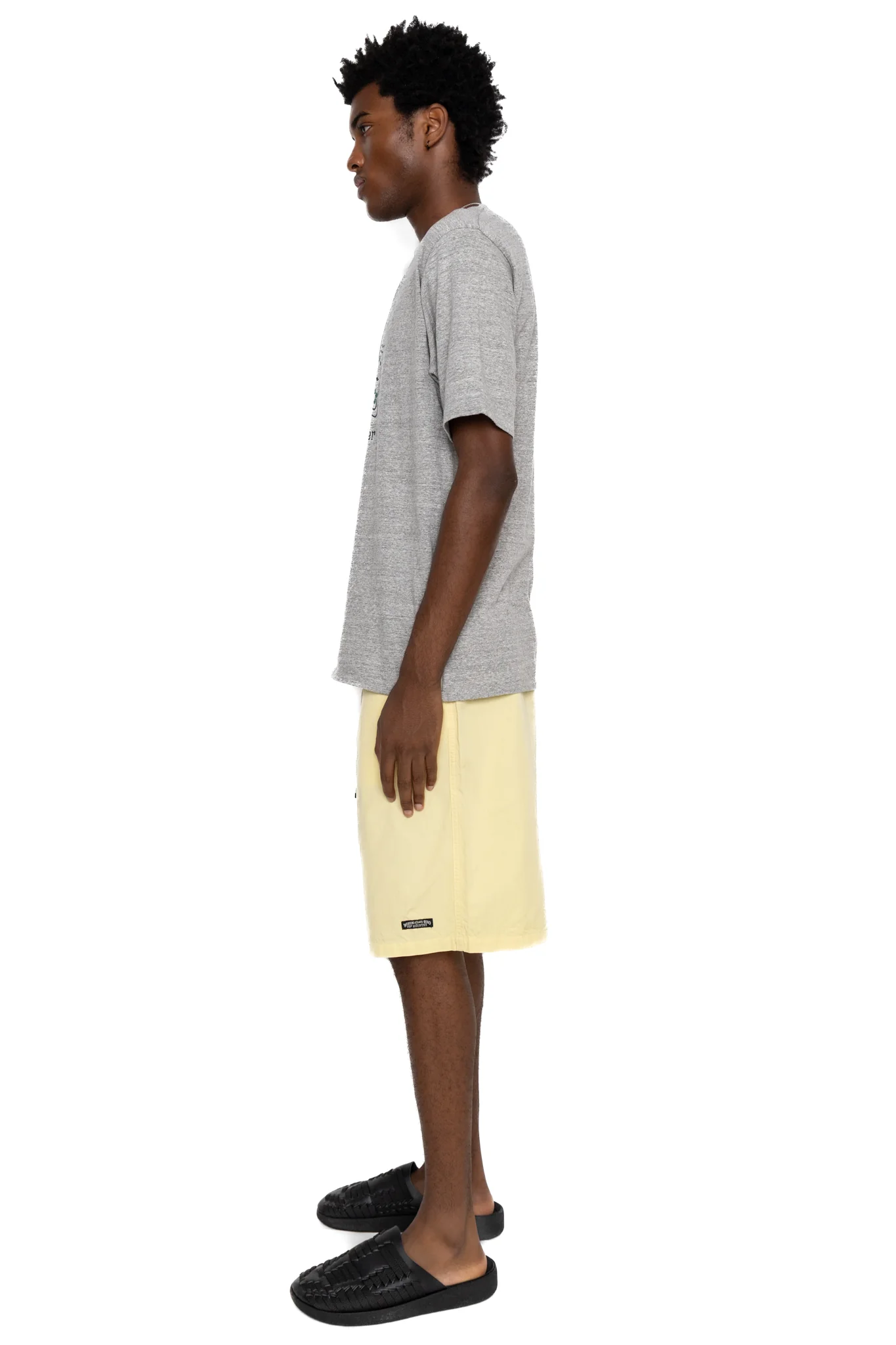 Combed Burberry EASY Shorts - Yellow - Image 4