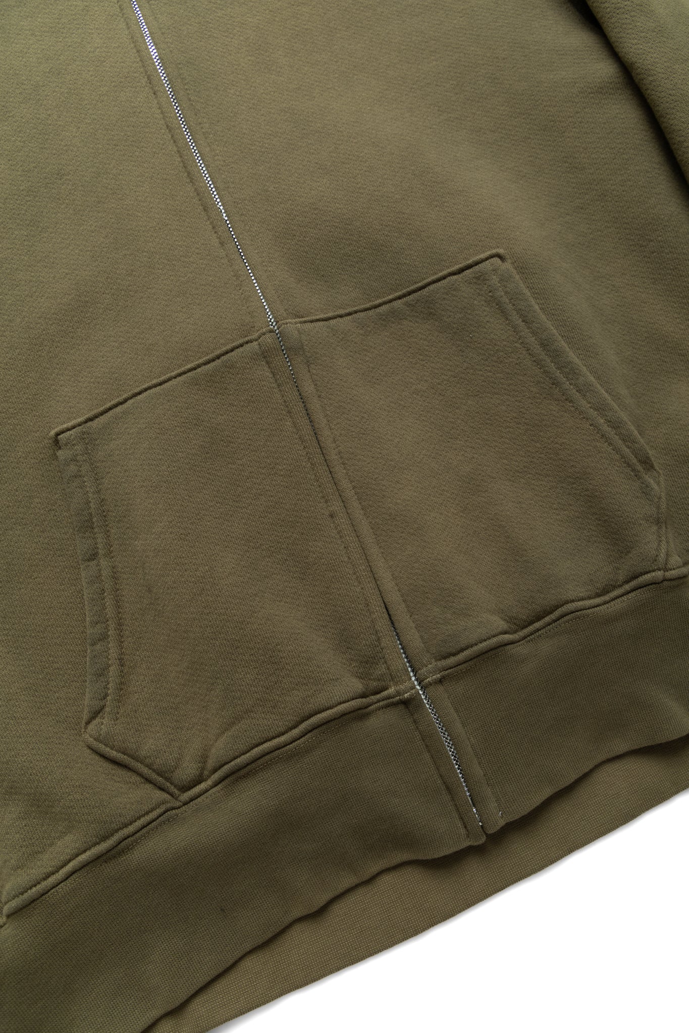 Cropped Zip Hoodie - Aloe Oil - Image 7