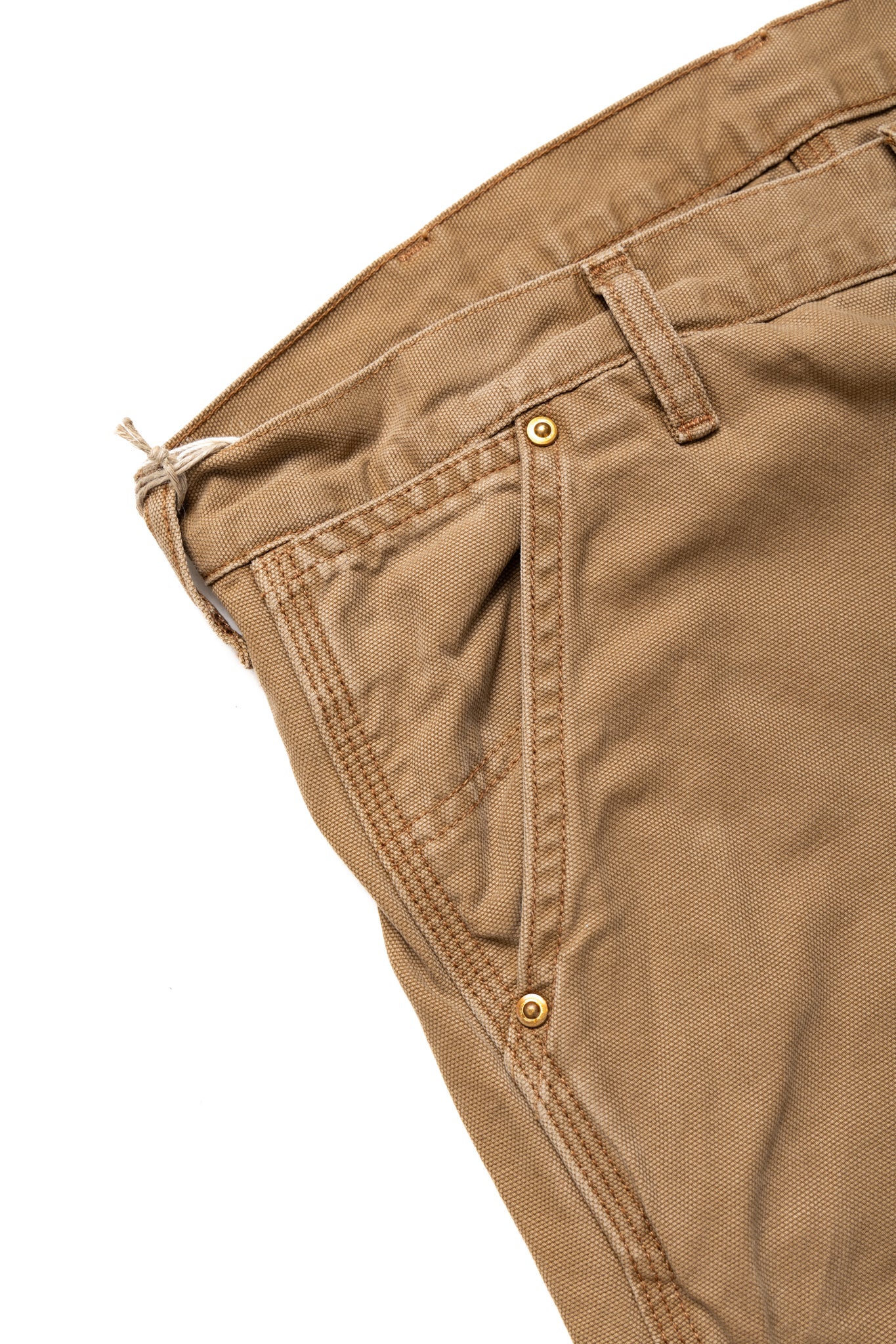 Dad's Fit Oxford Painter Pants - Brown - Image 6