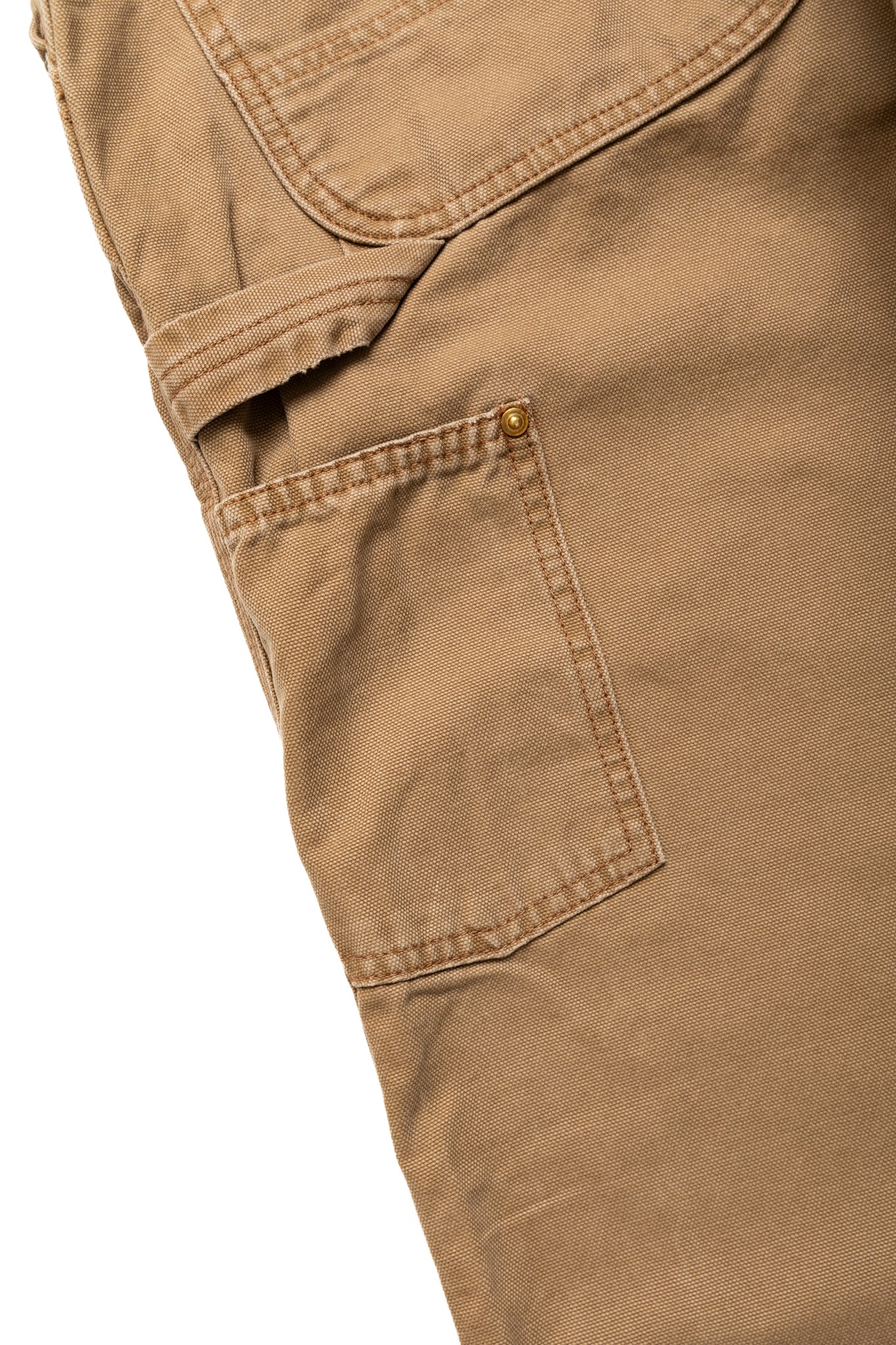 Dad's Fit Oxford Painter Pants - Brown - Image 8