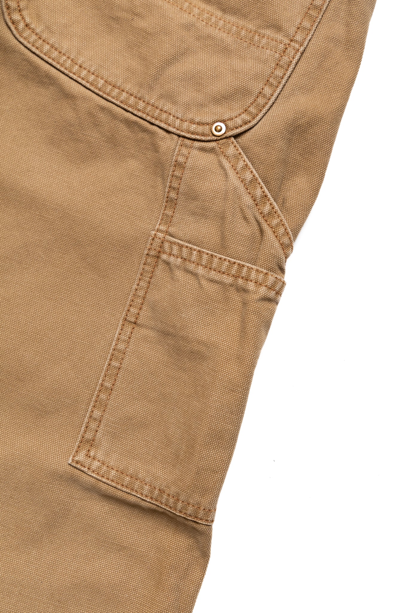 Dad's Fit Oxford Painter Pants - Brown - Image 9