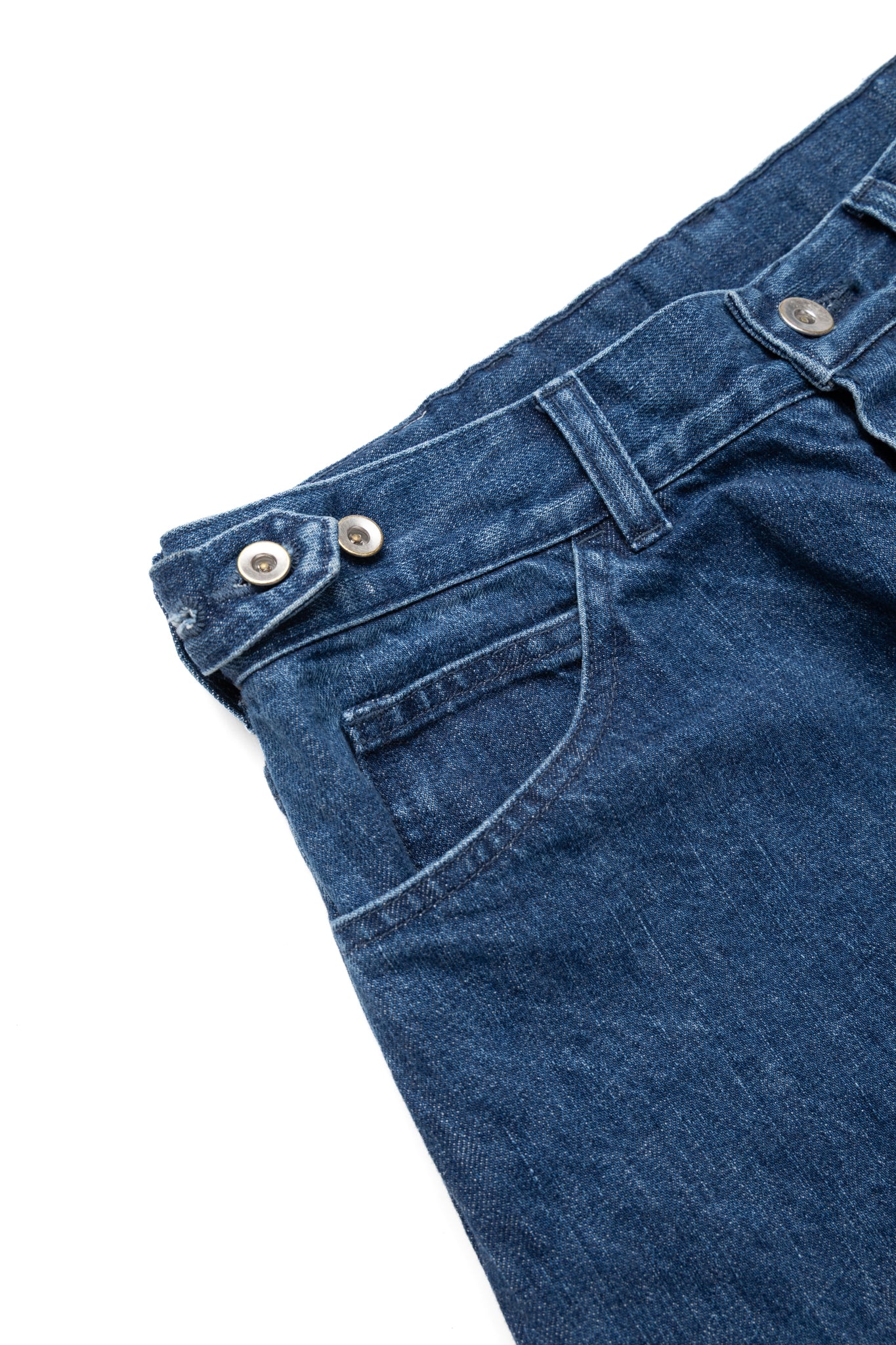 Denim Bootcut 5P Pants - Blue - Image 4