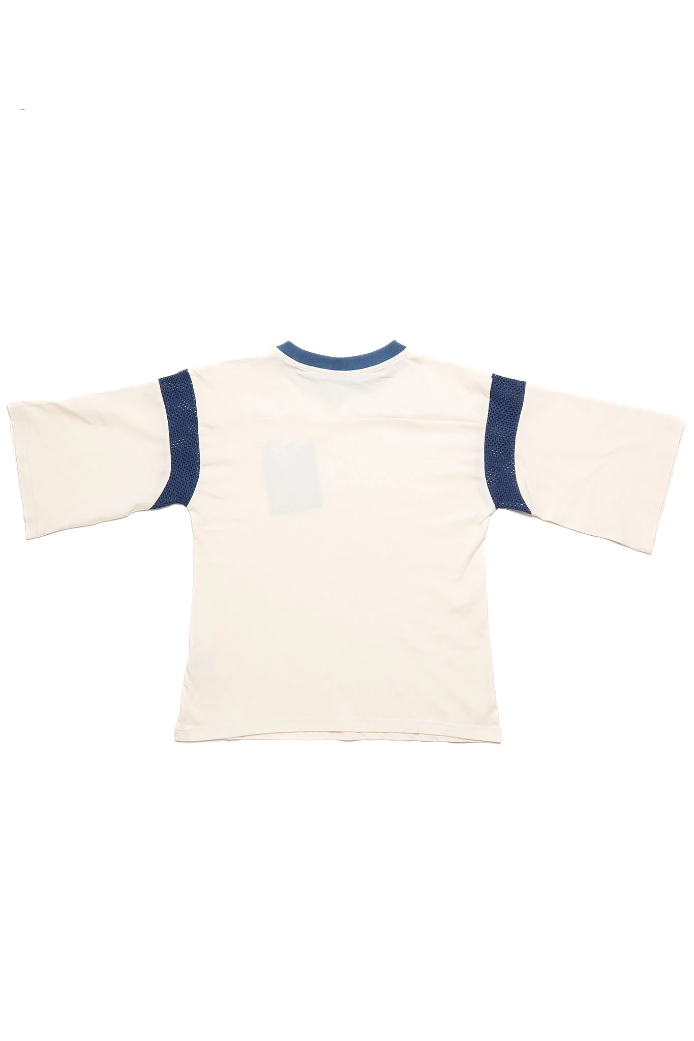 Football Tee - Off-White/Indigo - Image 2