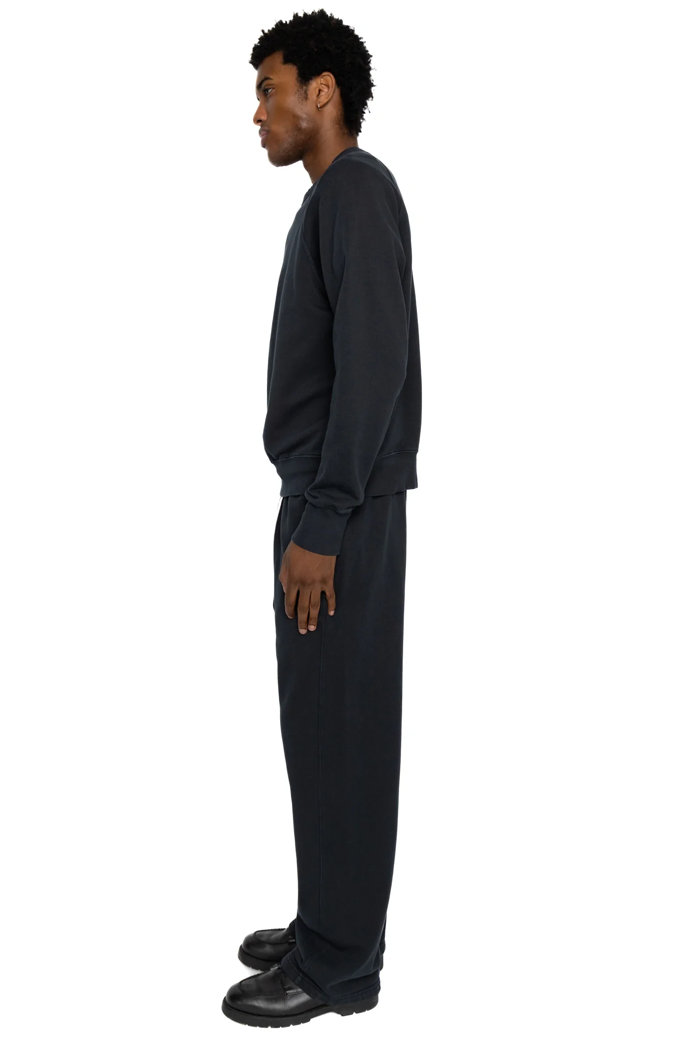 French Terry Classic Pant - Faded Black - Image 4