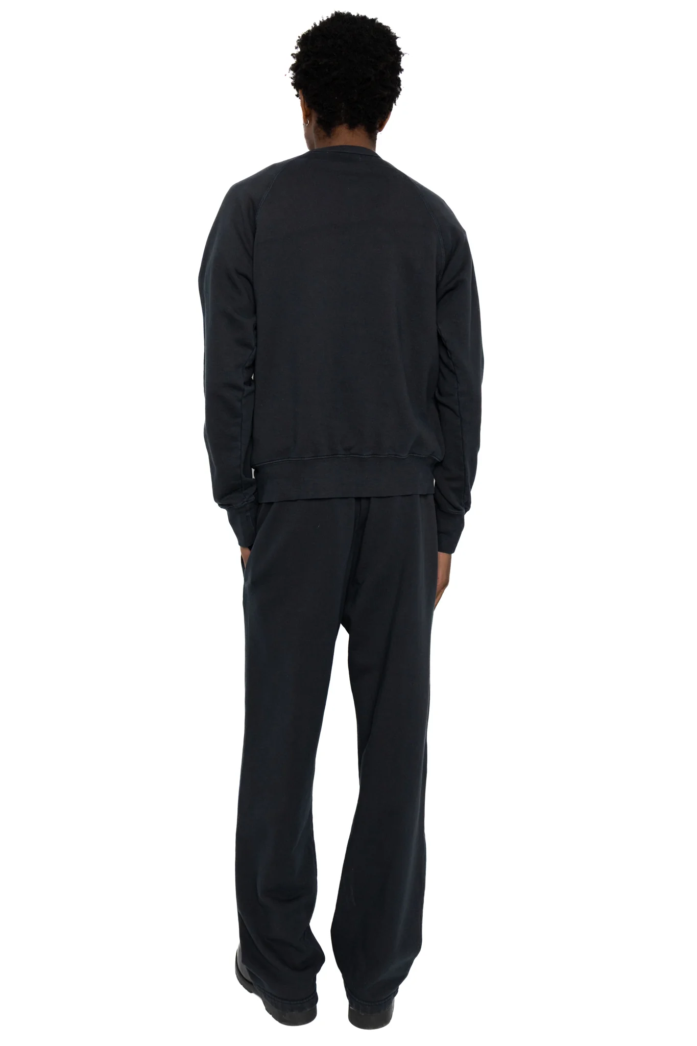 French Terry Classic Pant - Faded Black - Image 5