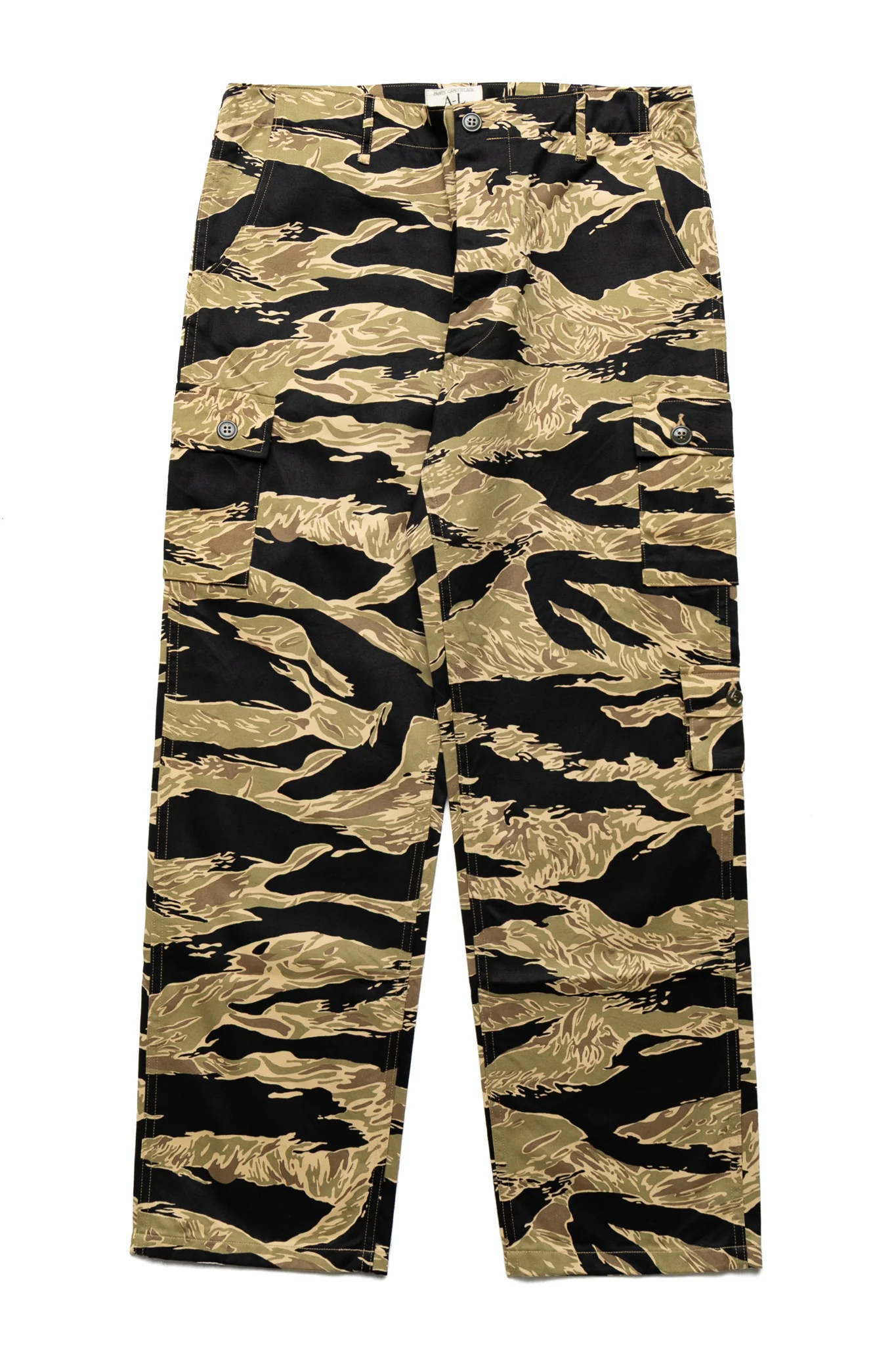 Gold Tiger Pattern Trousers Short Length