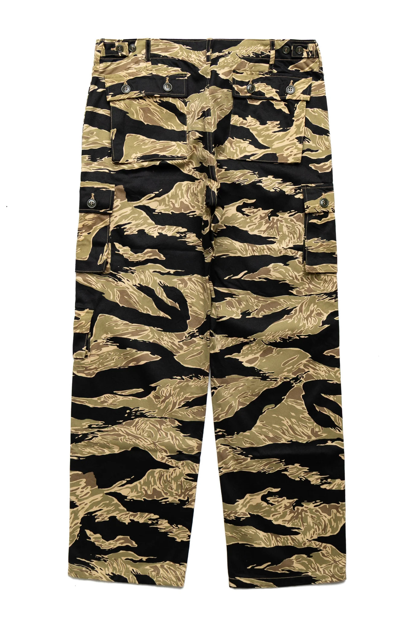 Gold Tiger Pattern Trousers Short Length - Image 3
