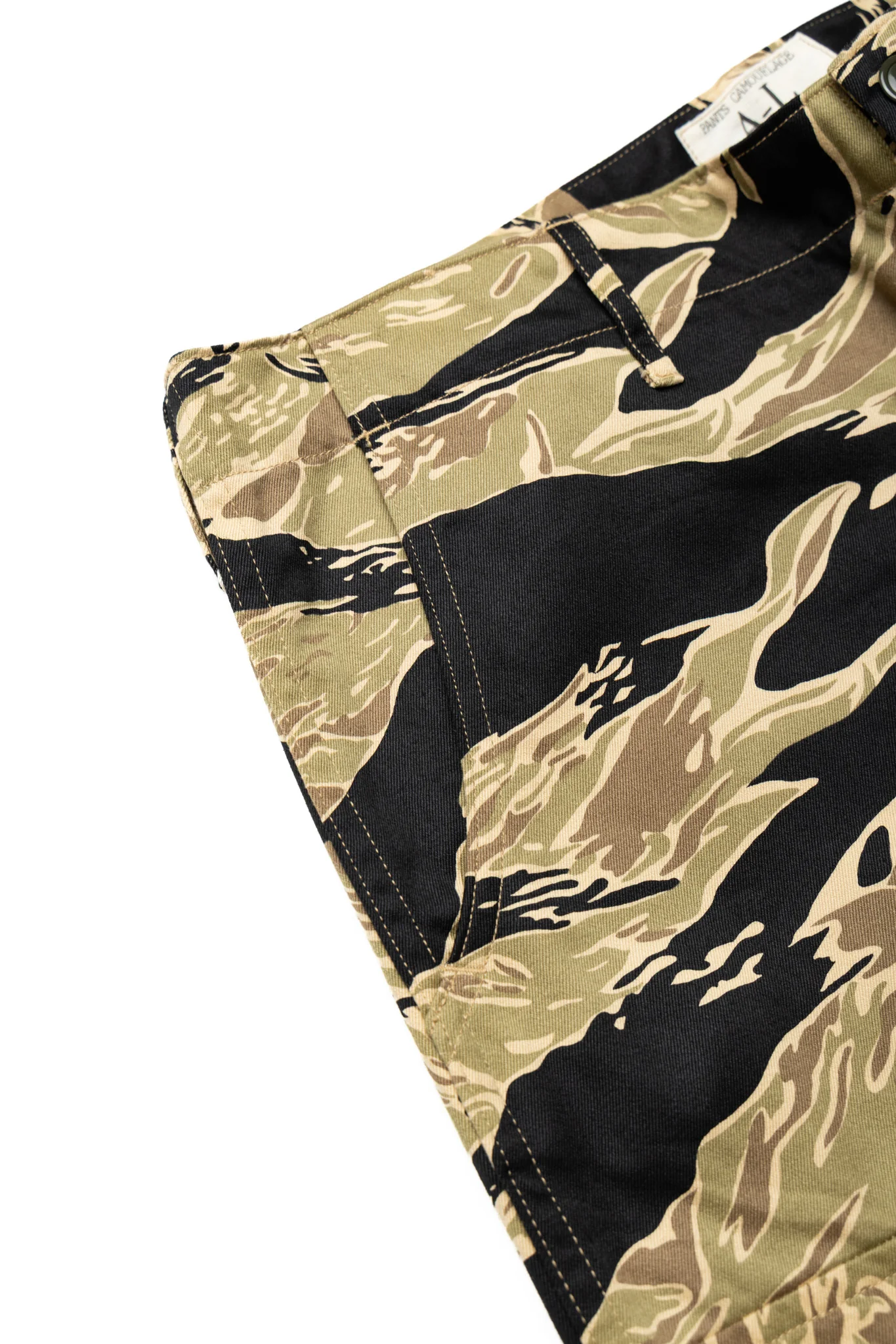Gold Tiger Pattern Trousers Short Length - Image 6