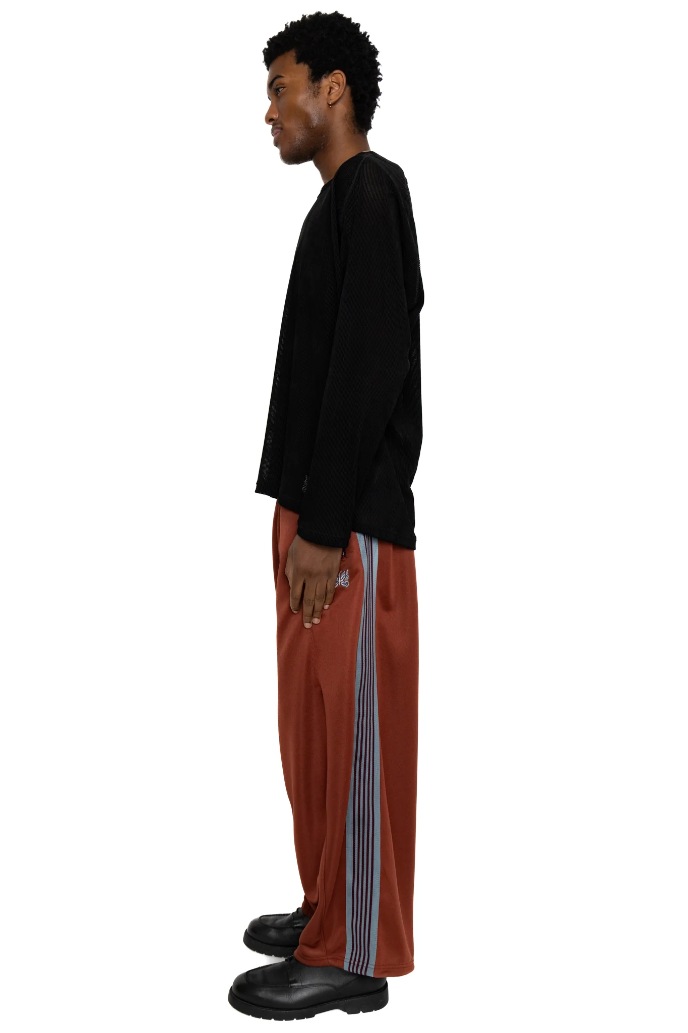 H.D. Track Pant Poly Smooth - Rust - Image 3