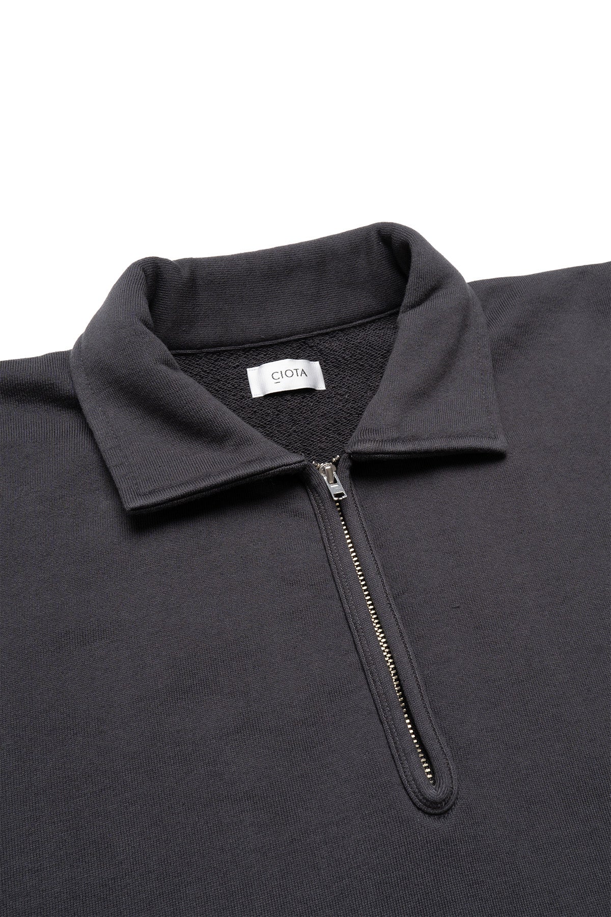 Half Zip Sweatshirt - Medium Gray - Image 3