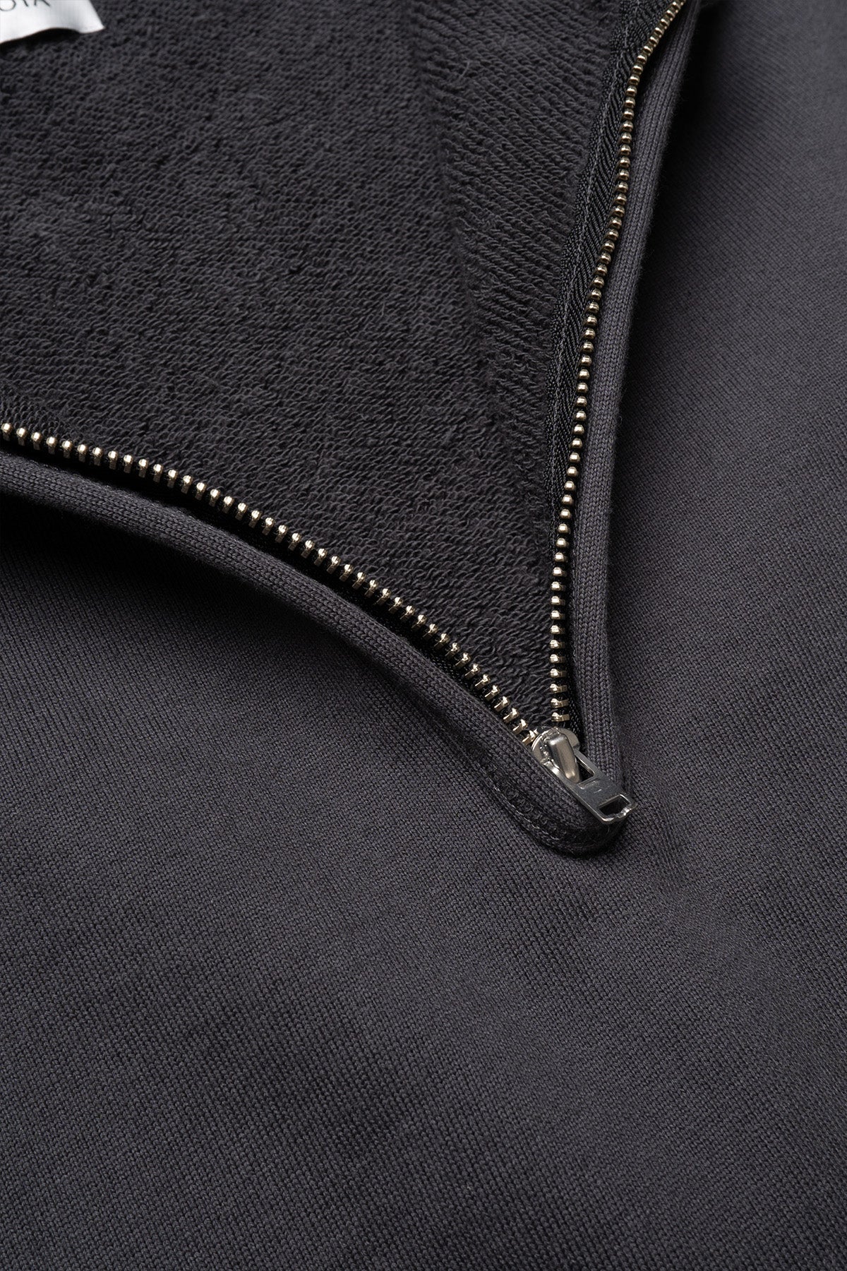 Half Zip Sweatshirt - Medium Gray - Image 5