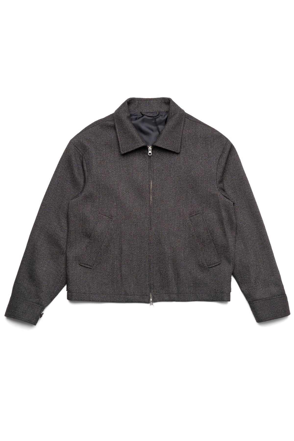 Mail Jacket - Brown Melange Stripe