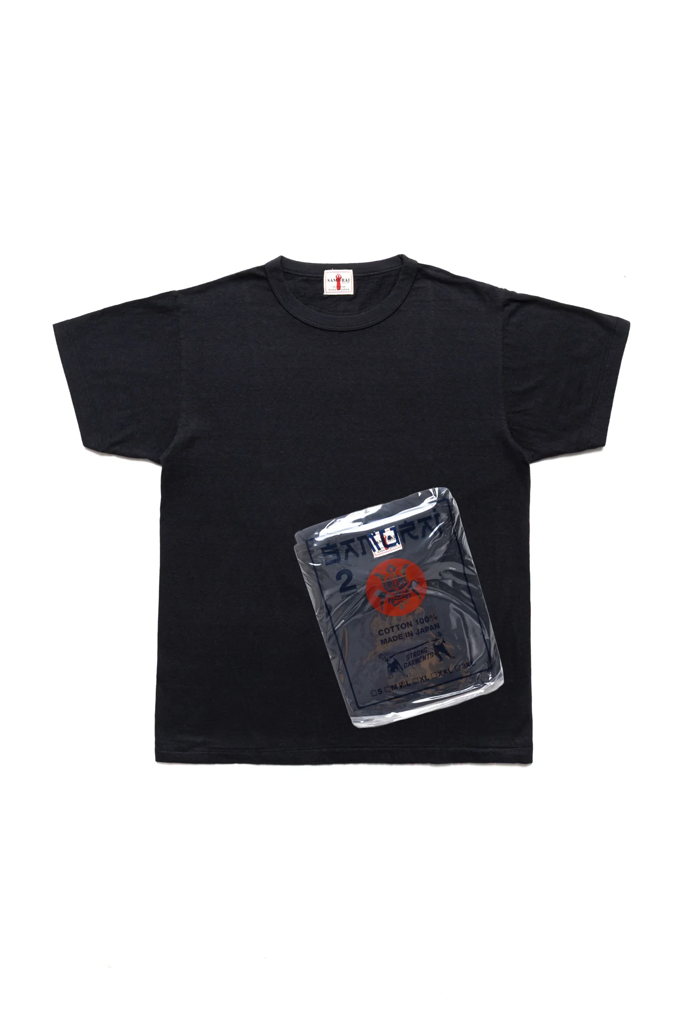Medium Weight 2 Pack Tee - Black