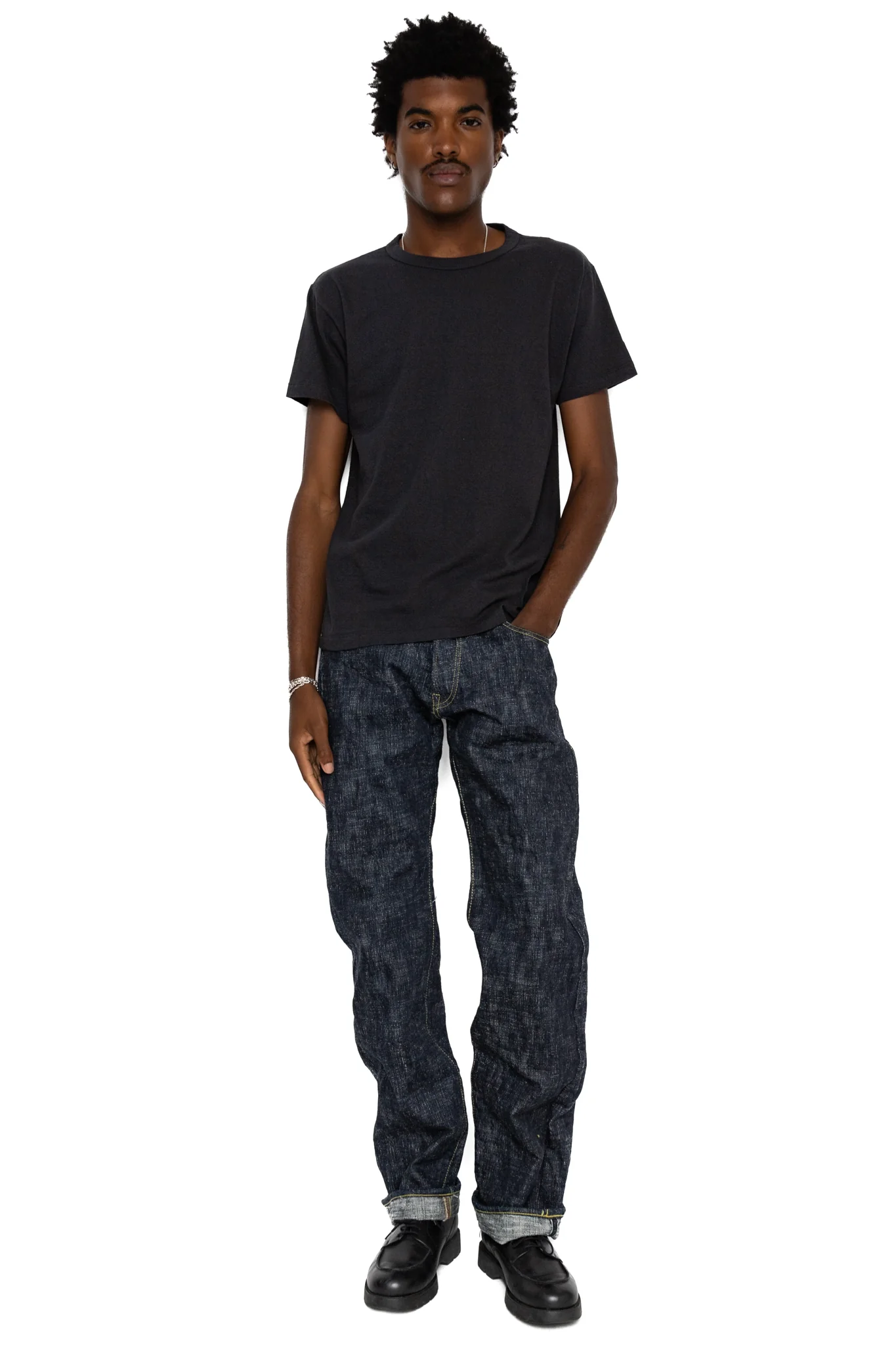 Medium Weight 2 Pack Tee - Black - Image 2