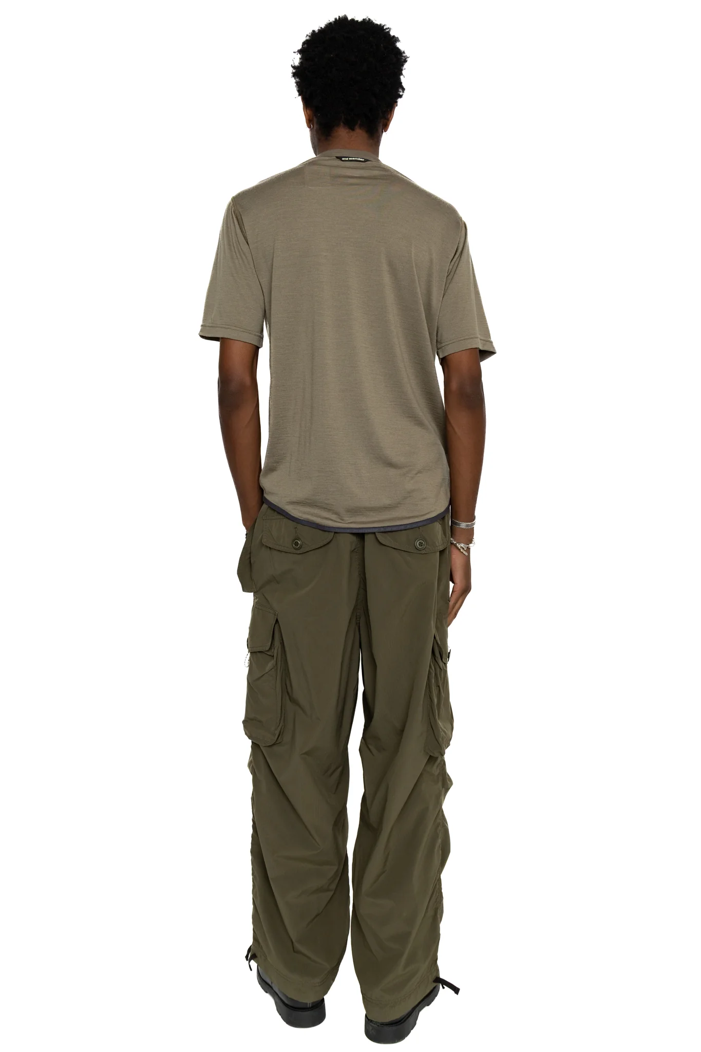 Merino Base SS T - Khaki - Image 3