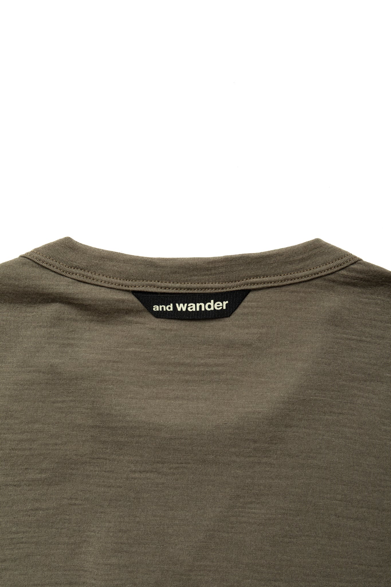 Merino Base SS T - Khaki - Image 8
