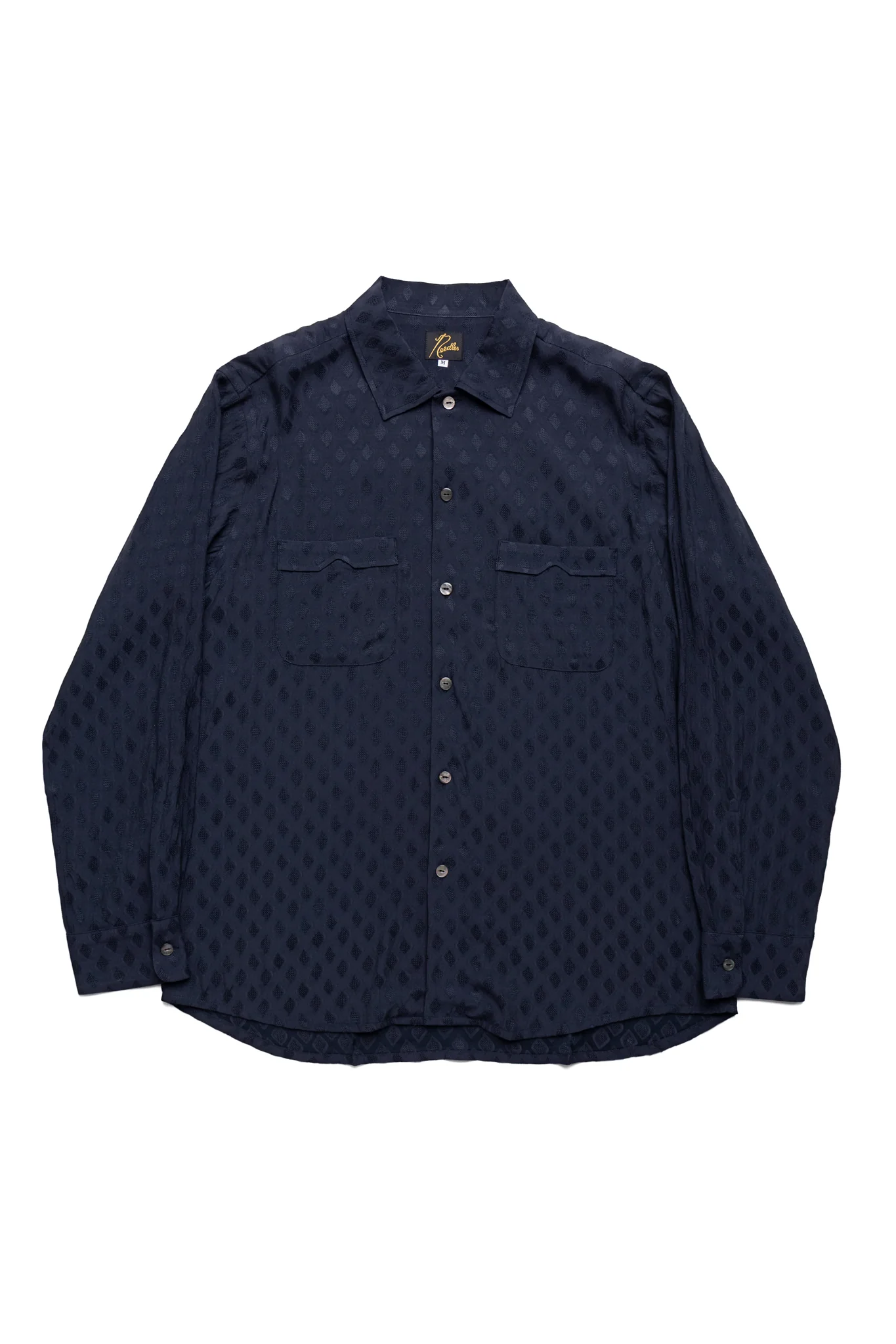 One-Up Shirt Diamond Mesh Jacquard - Navy