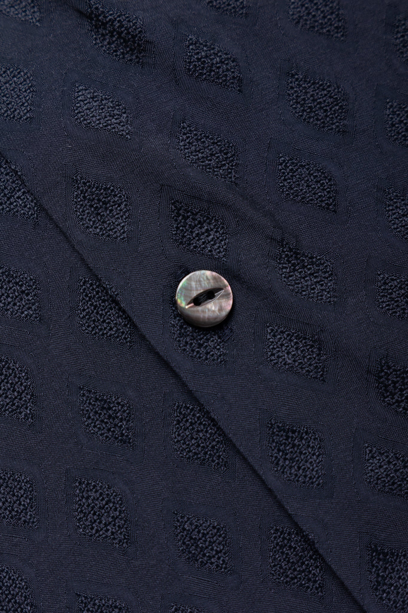 One-Up Shirt Diamond Mesh Jacquard - Navy - Image 7