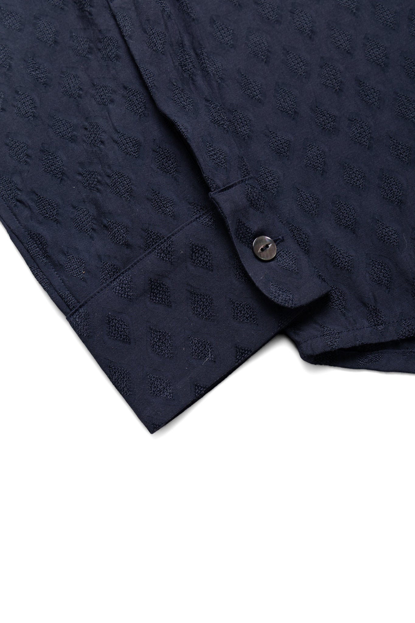 One-Up Shirt Diamond Mesh Jacquard - Navy - Image 8
