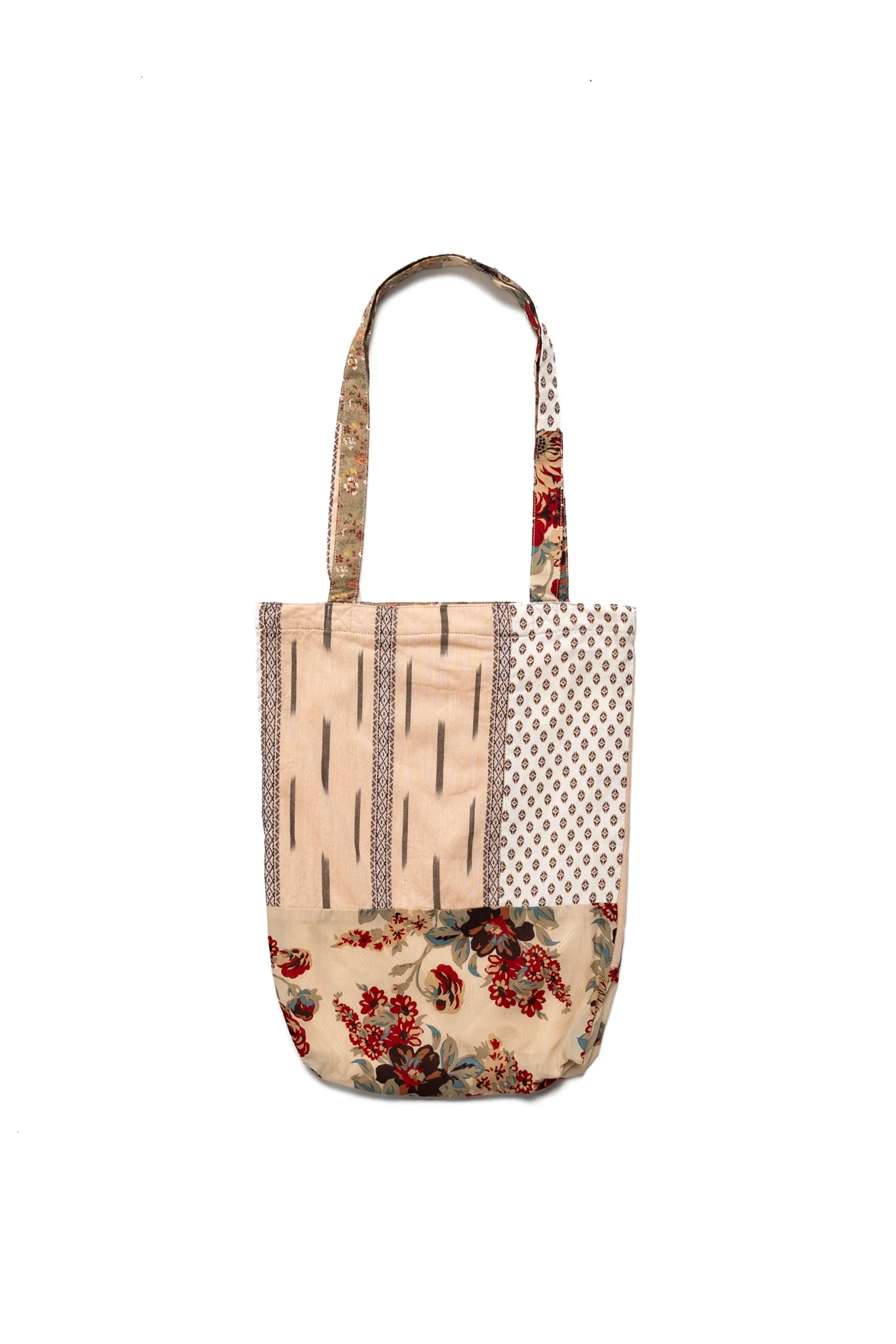 Patchwork NOVEL Tote Bag -Tricolor - Image 3
