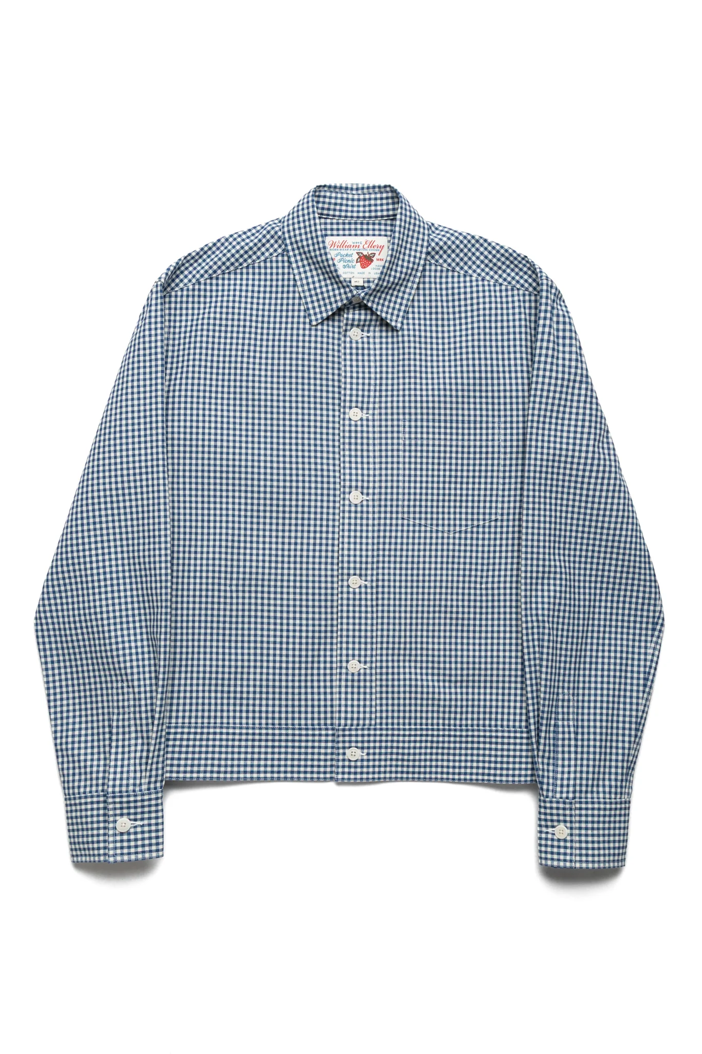 Pocket Picnic Shirt - Blue Gingham