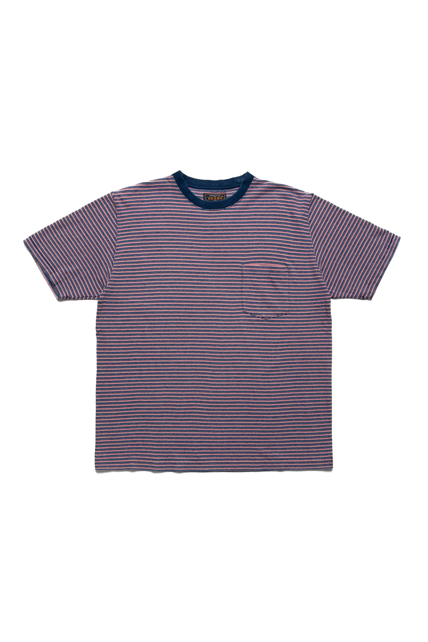 Pocket Tee Indigo Stripe - Red