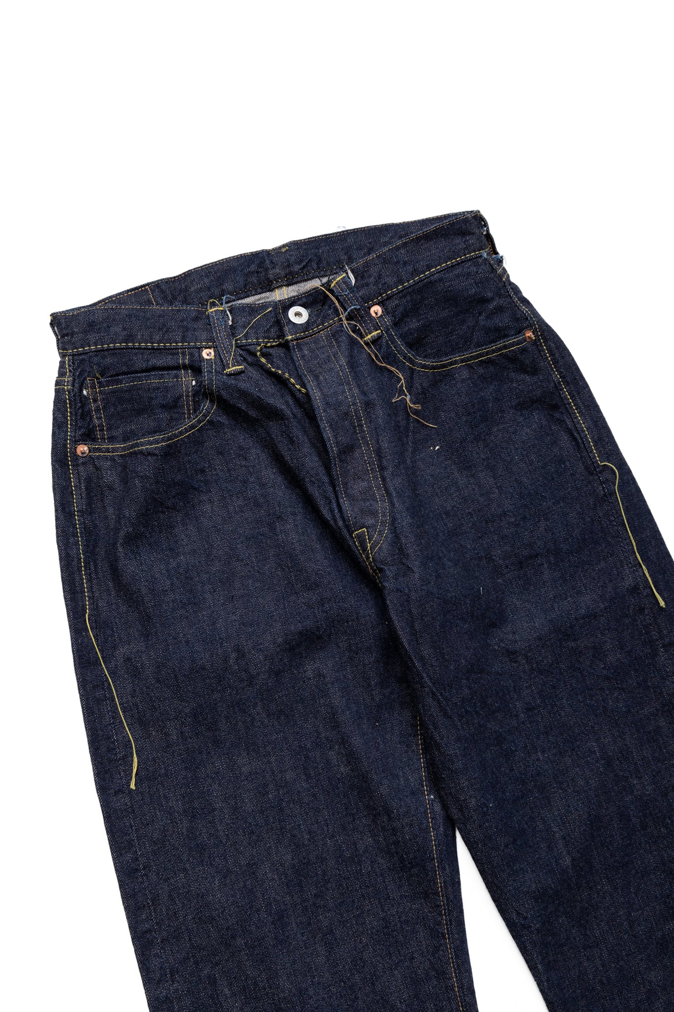 S0105W-24 WWll Model Brown Cotton Denim Pants - Image 8