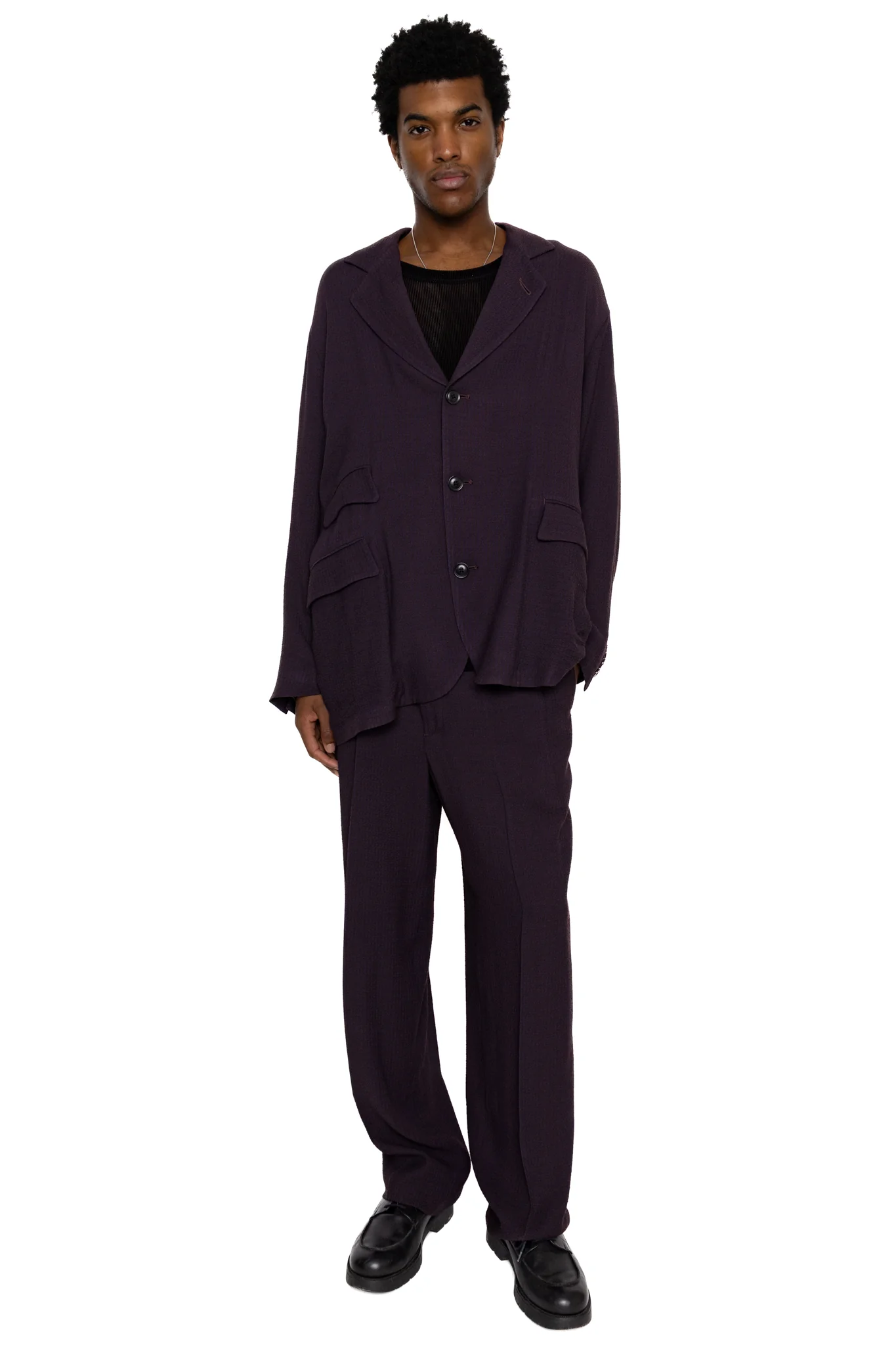 Sack Jacket Stripe Karsey - Brown - Image 2