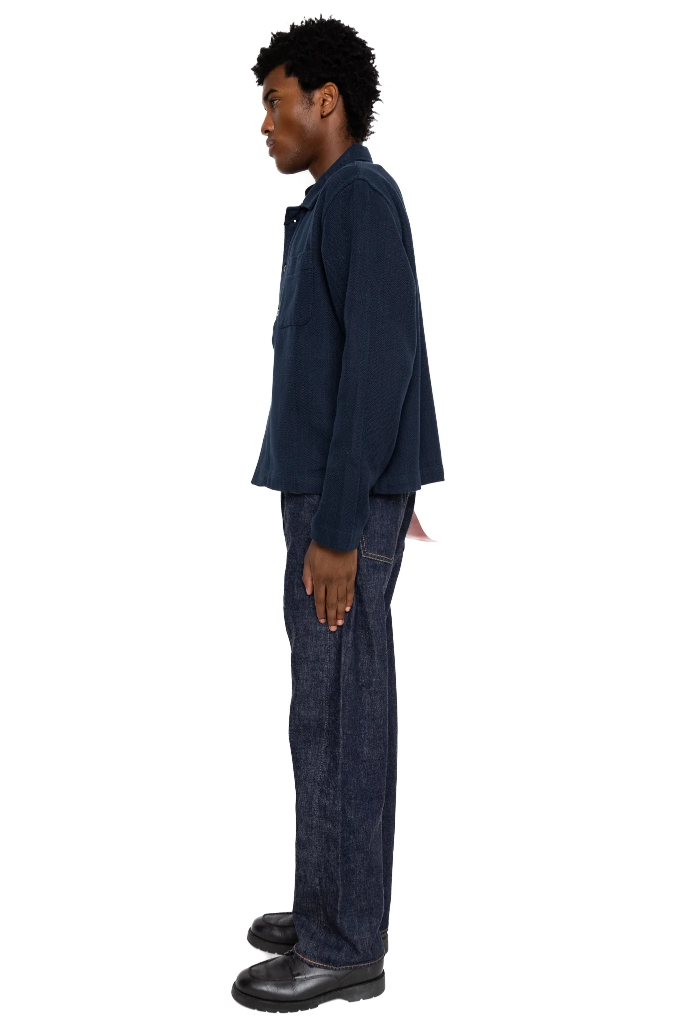 Shirt Jacket (Blue in Green Fit) - Navy - Image 3