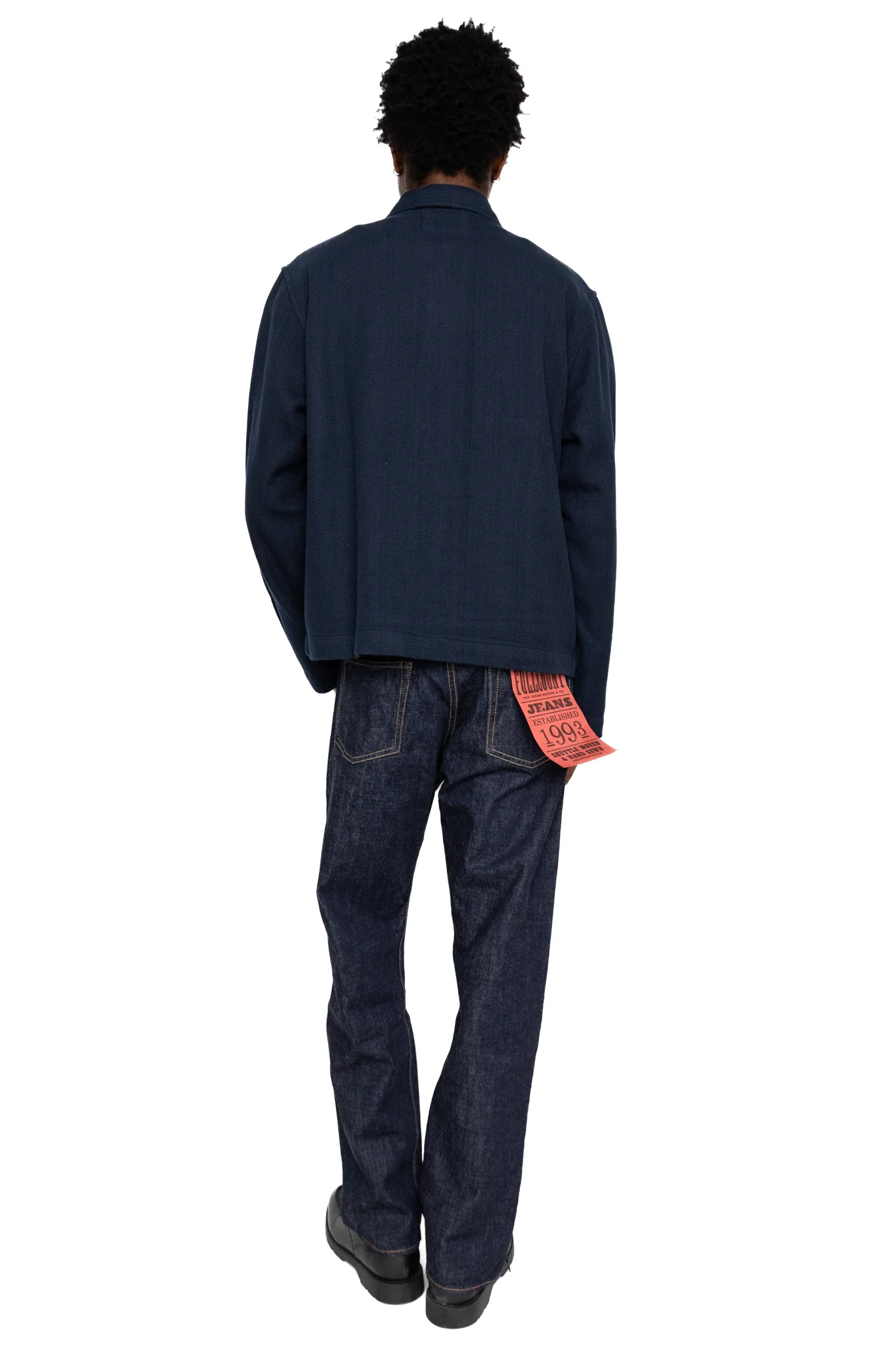 Shirt Jacket (Blue in Green Fit) - Navy - Image 4