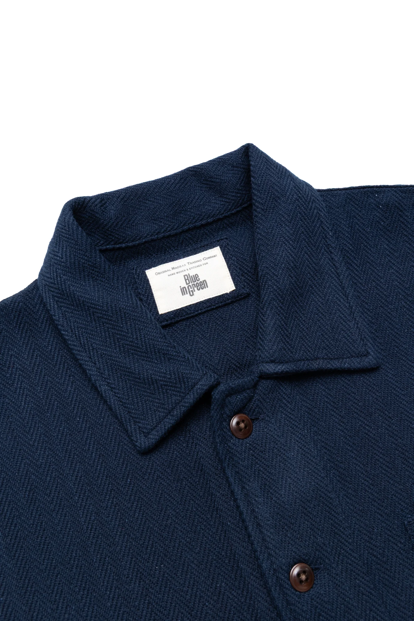 Shirt Jacket (Blue in Green Fit) - Navy - Image 5
