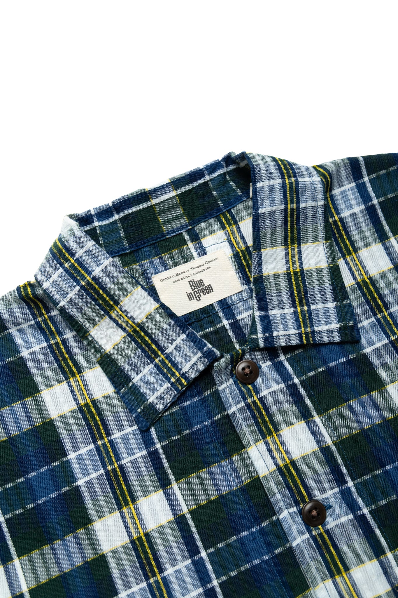 Shirt Jacket (Blue in Green Fit) - Navy Multi Check - Image 5