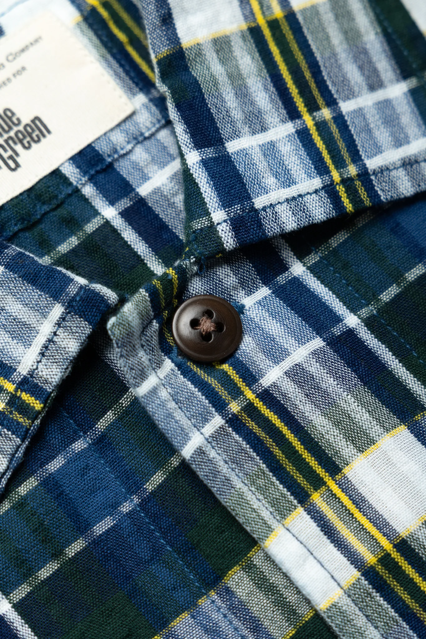Shirt Jacket (Blue in Green Fit) - Navy Multi Check - Image 6